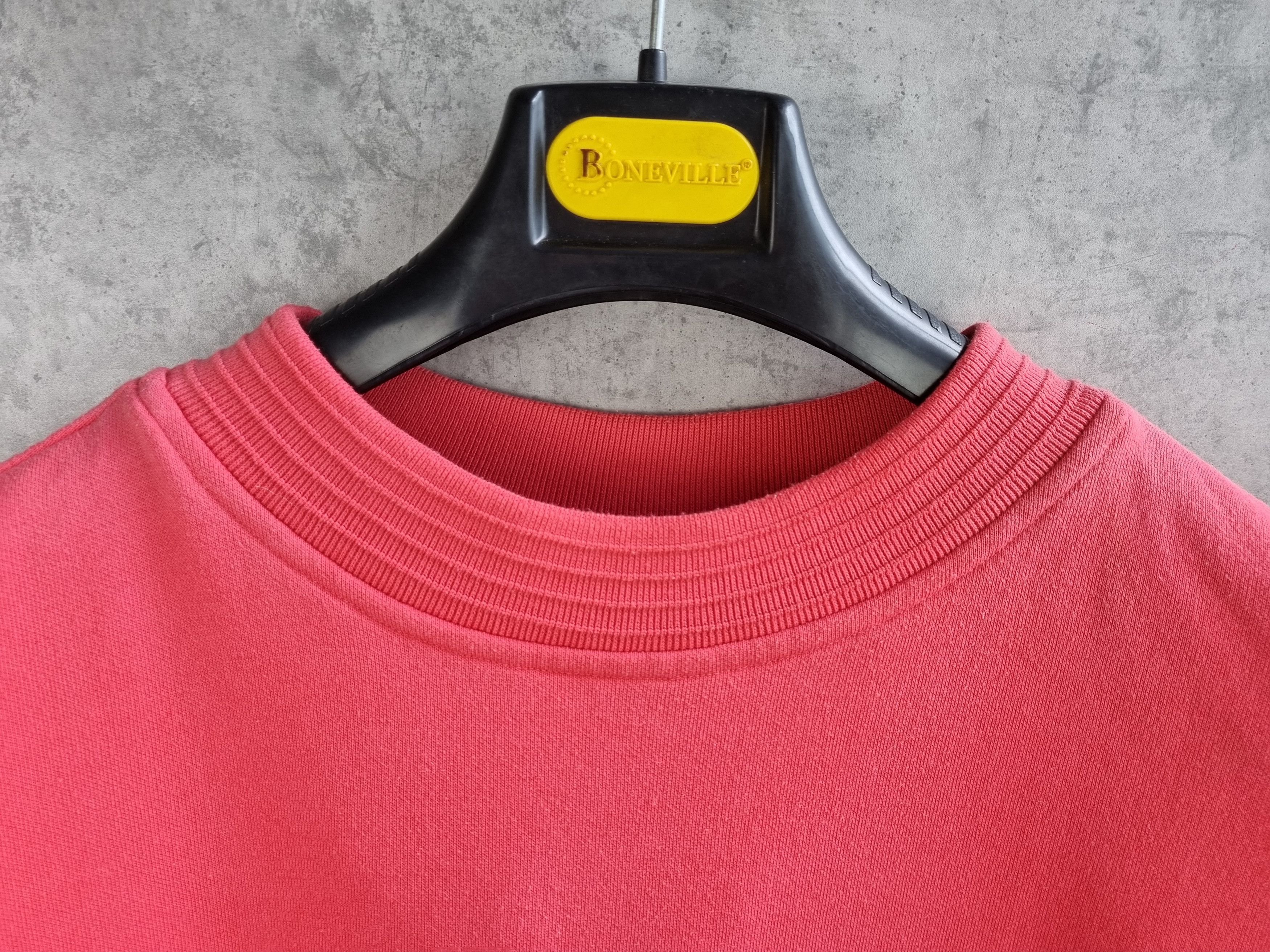 Nike × Vintage Rare 90s NIKE USA Faded Pink Embroidered Logo Sweatshirt Size US L / EU 52-54 / 3 - 7 Thumbnail