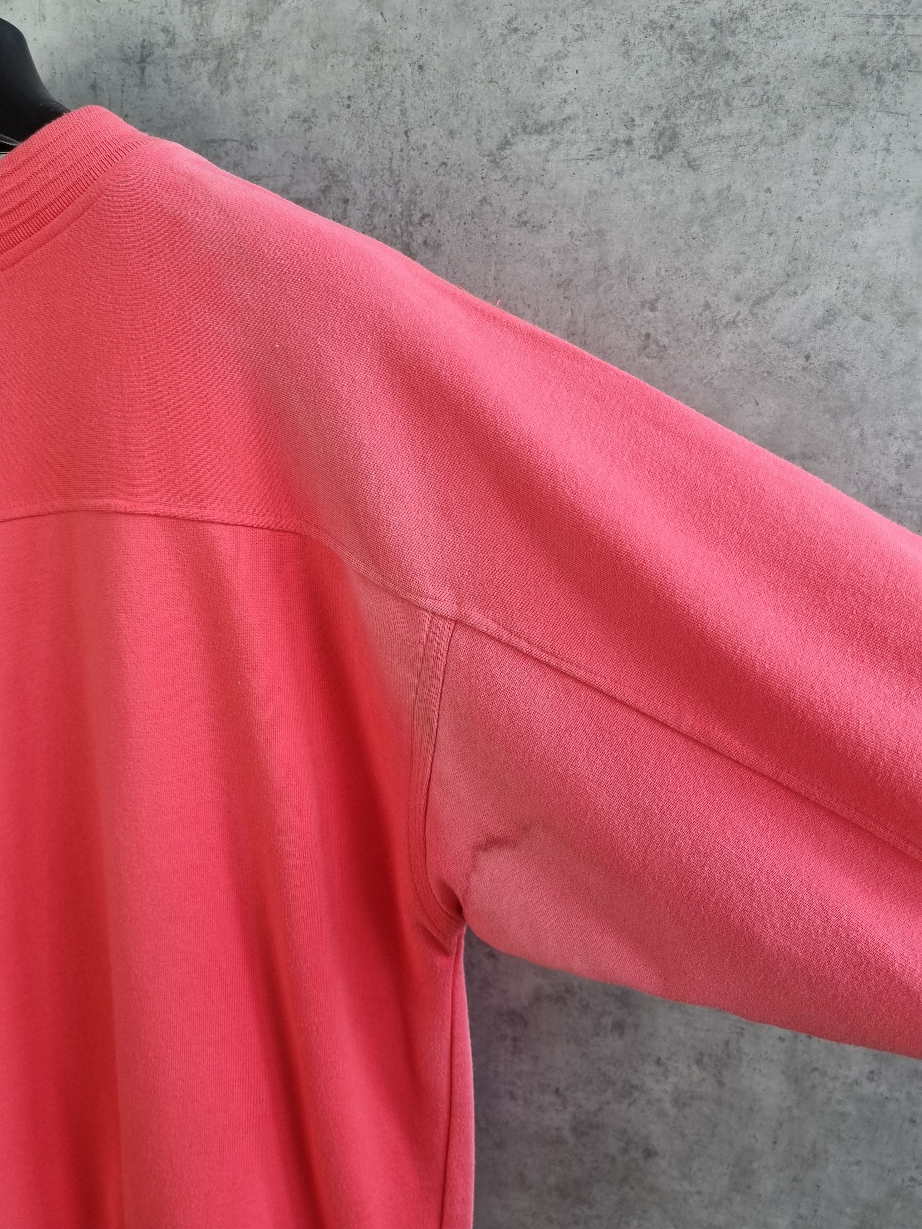 Nike × Vintage Rare 90s NIKE USA Faded Pink Embroidered Logo Sweatshirt Size US L / EU 52-54 / 3 - 12 Thumbnail