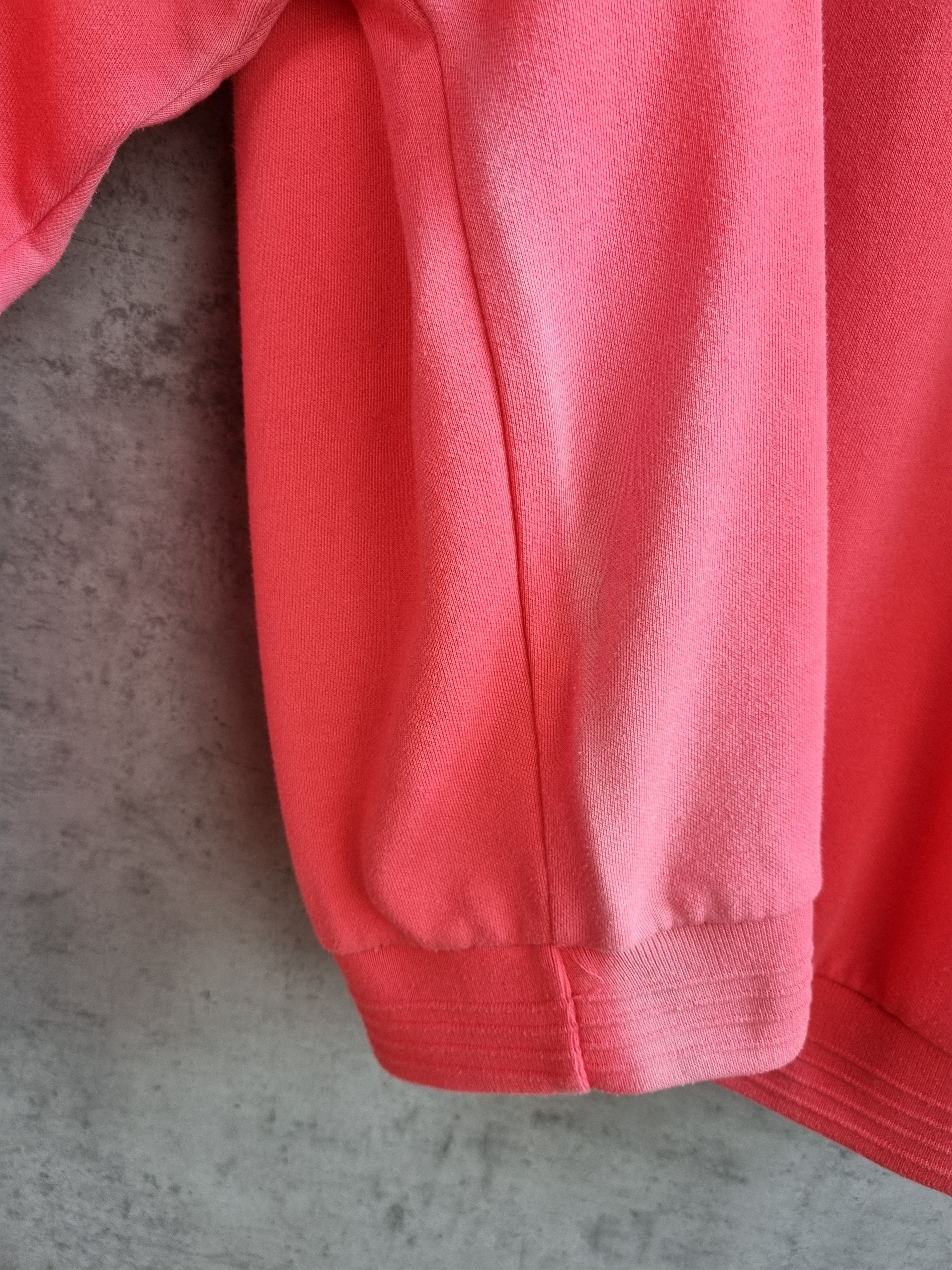 Nike × Vintage Rare 90s NIKE USA Faded Pink Embroidered Logo Sweatshirt Size US L / EU 52-54 / 3 - 11 Thumbnail