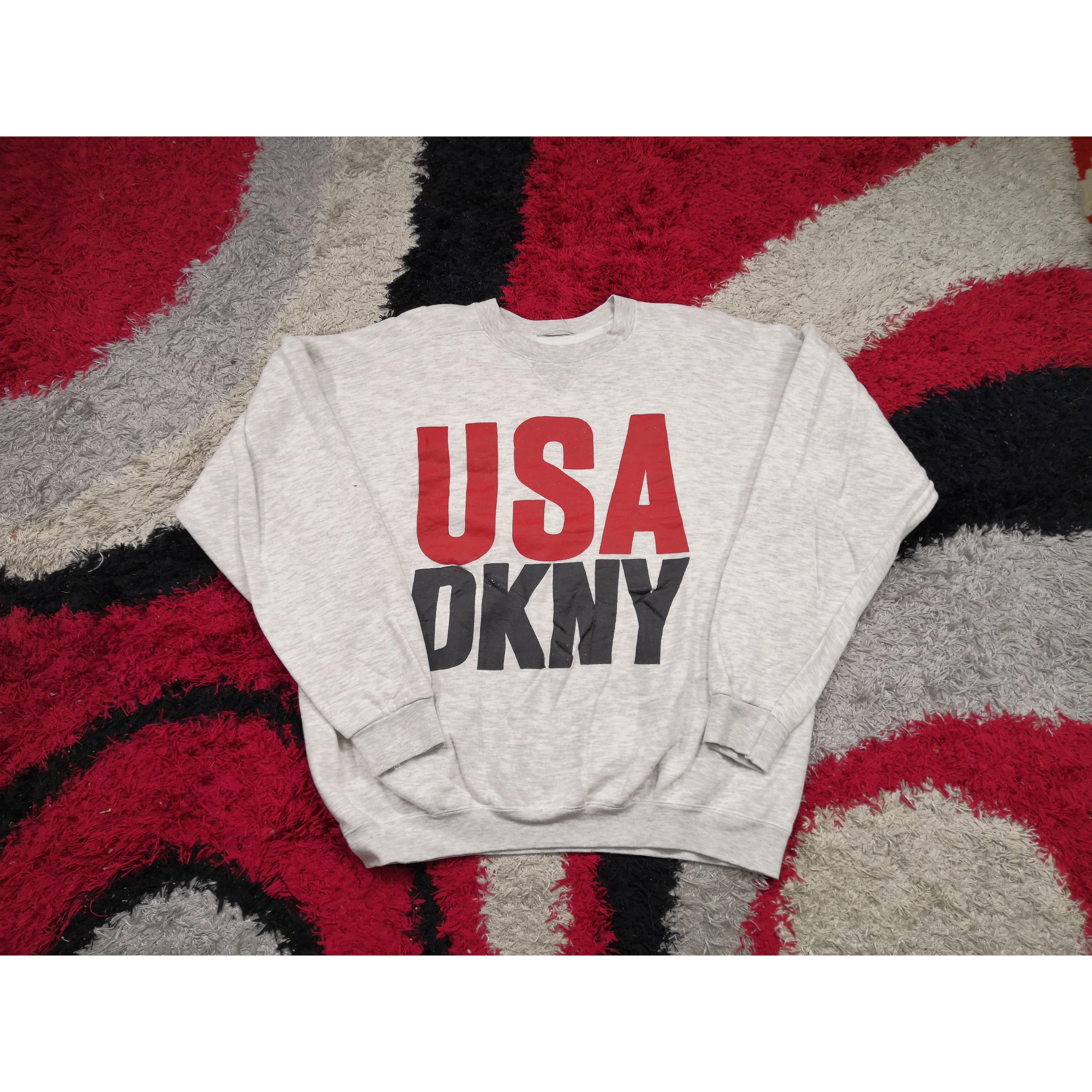 DKNY × Vintage Vintage DKNY Sweatshirt Sweater New York Jumper BS1824. Size US XL / EU 56 / 4 - 2 Thumbnail
