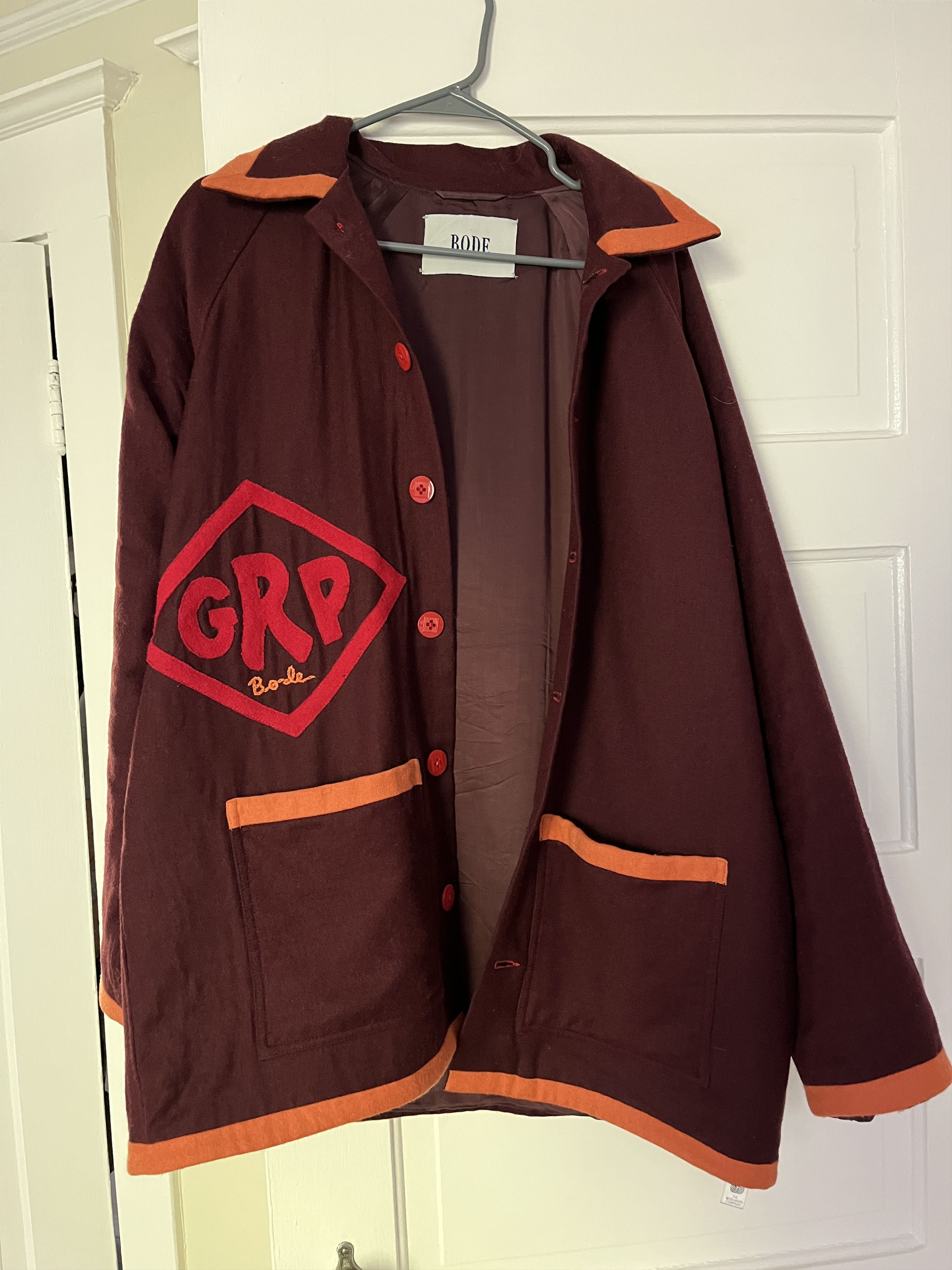 Bode BODE HORSE BLANKET JACKET Grailed