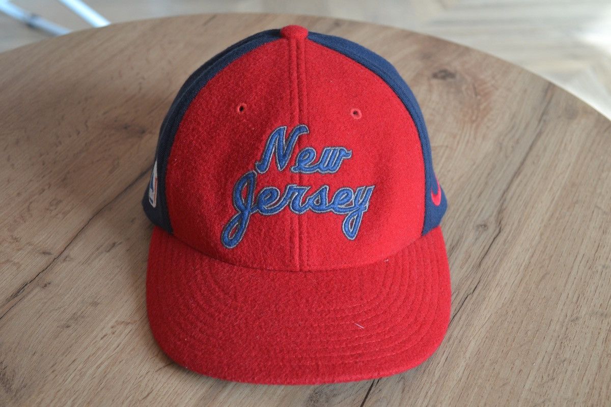 NBA × Vintage New Jersey Nets Nike NBA vintage wool cap pro swoosh 90s Size ONE SIZE - 2 Thumbnail