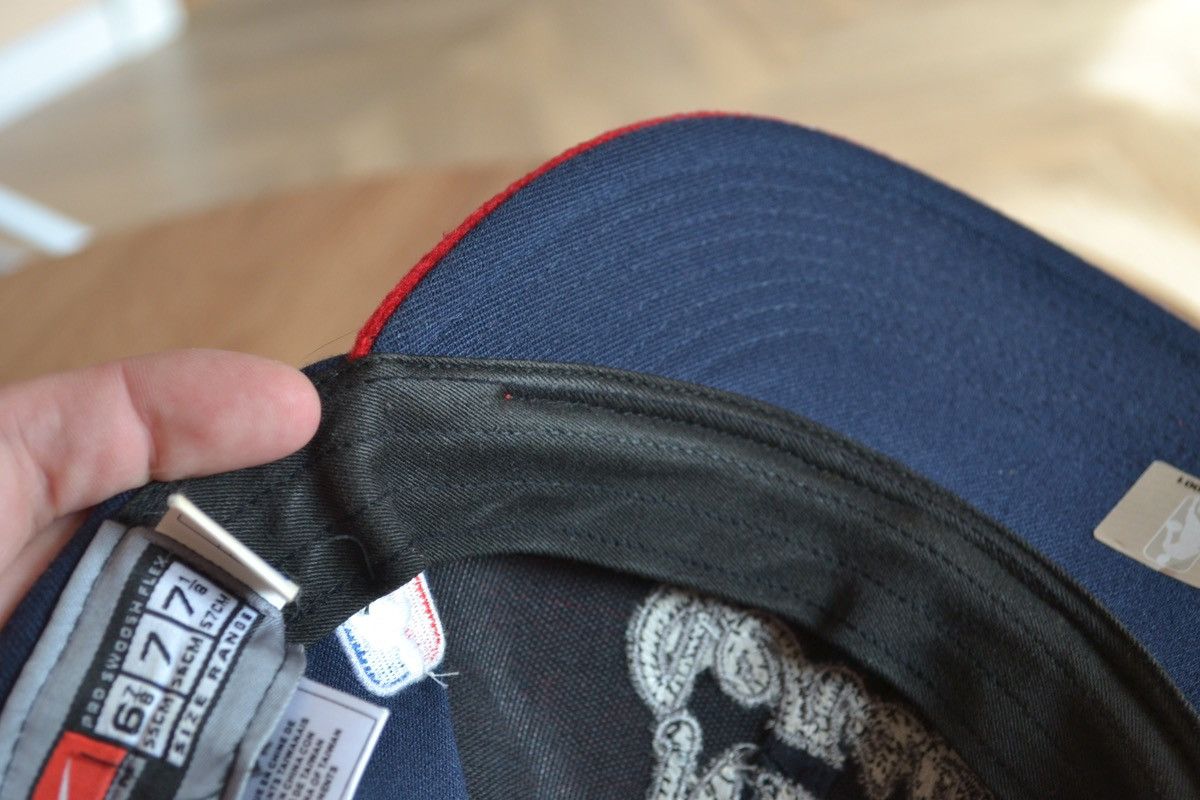 NBA × Vintage New Jersey Nets Nike NBA vintage wool cap pro swoosh 90s Size ONE SIZE - 8 Thumbnail