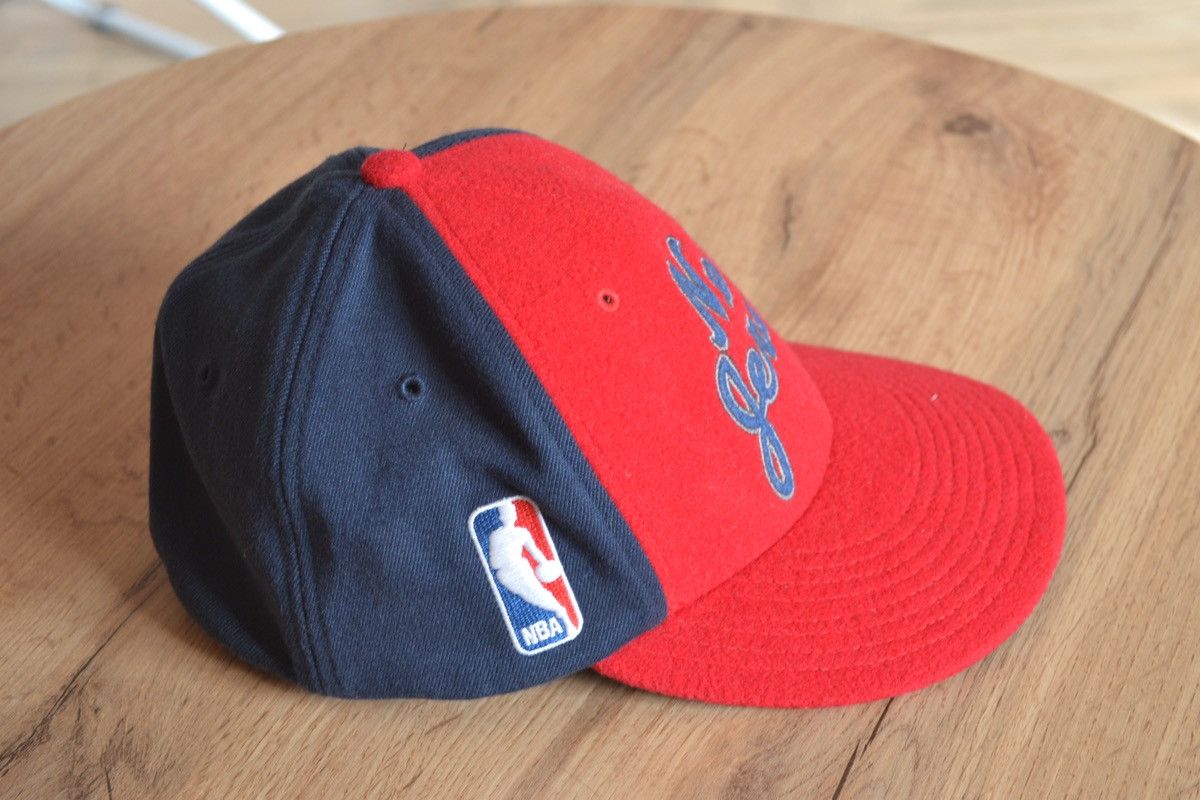 NBA × Vintage New Jersey Nets Nike NBA vintage wool cap pro swoosh 90s Size ONE SIZE - 4 Thumbnail
