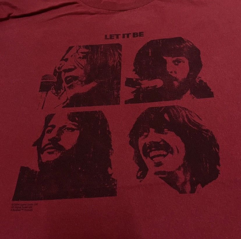 Band Tees Vintage 2004 the beatles let it be tshirt Size US XL / EU 56 / 4 - 2 Thumbnail