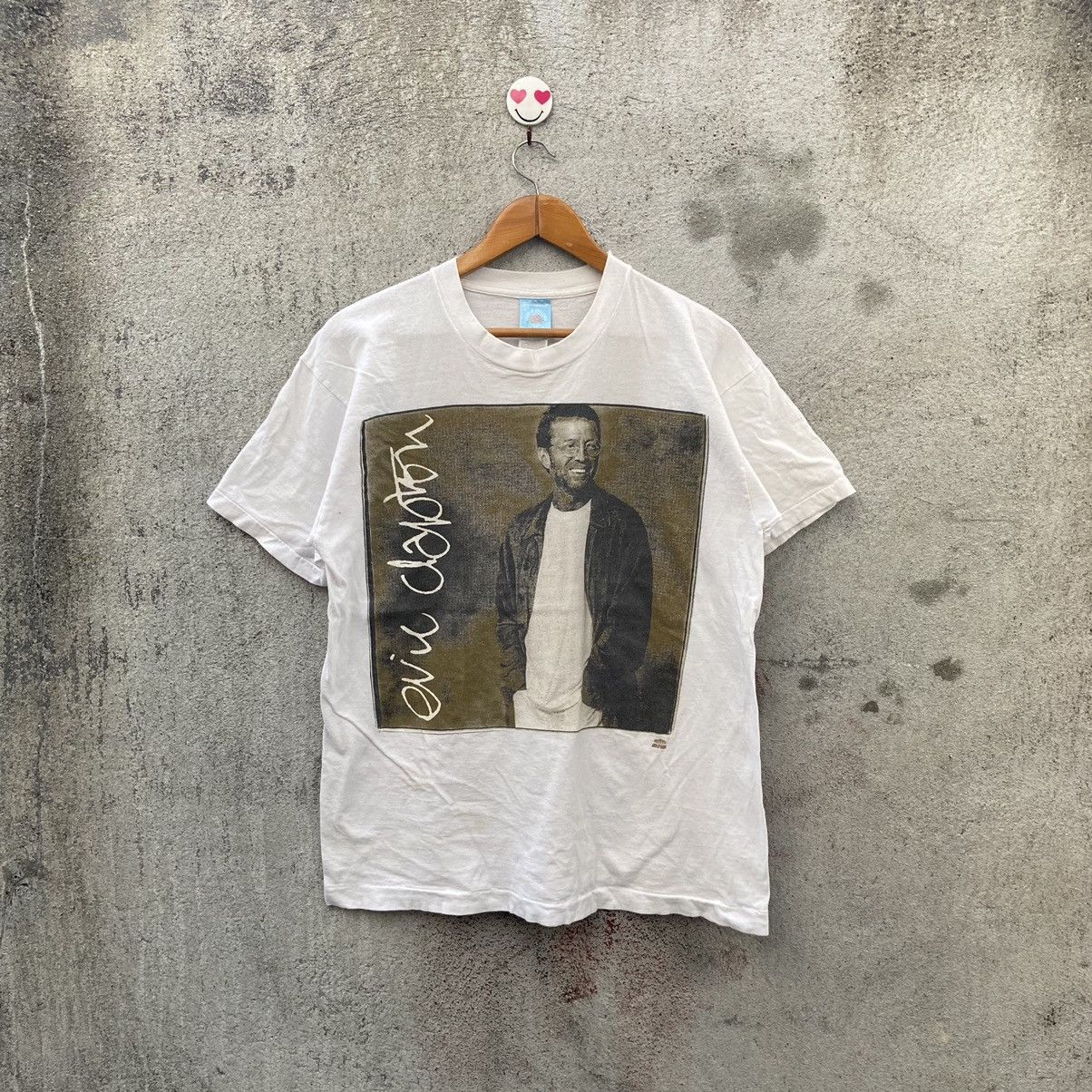 Band Tees Vintage 90s Eric Clapton Tshirt Size US L / EU 52-54 / 3 - 1 Thumbnail