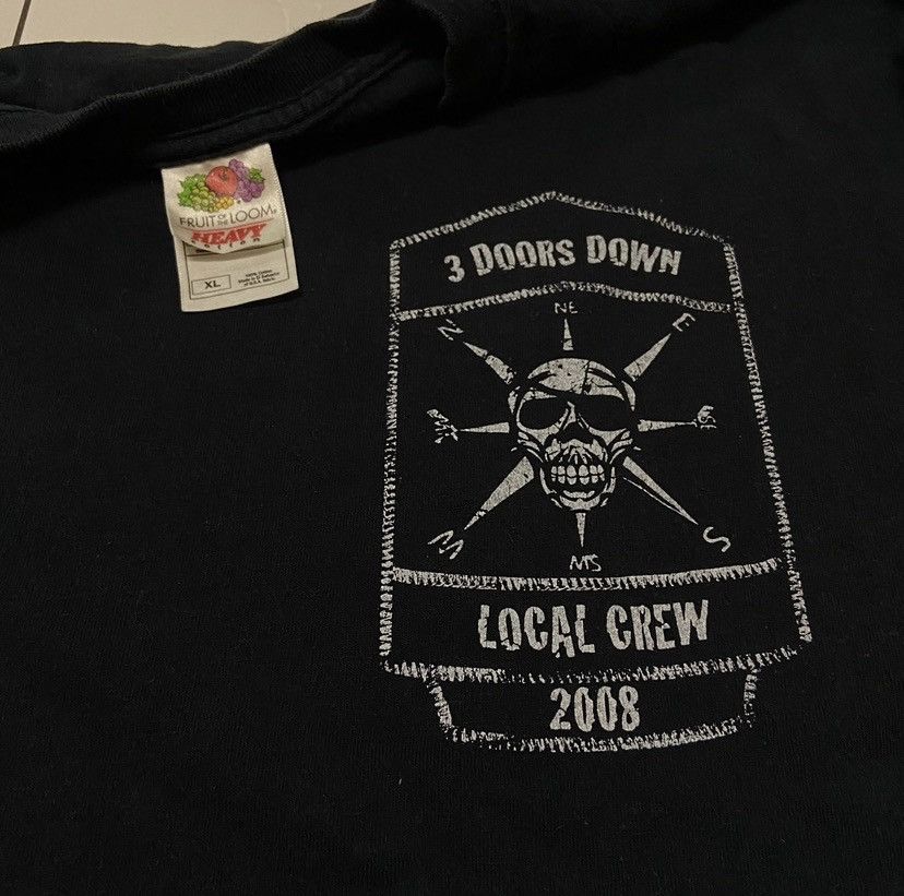 Band Tees Vintage 3 Doors Down tshirt loca crew 2008 Size US L / EU 52-54 / 3 - 3 Thumbnail