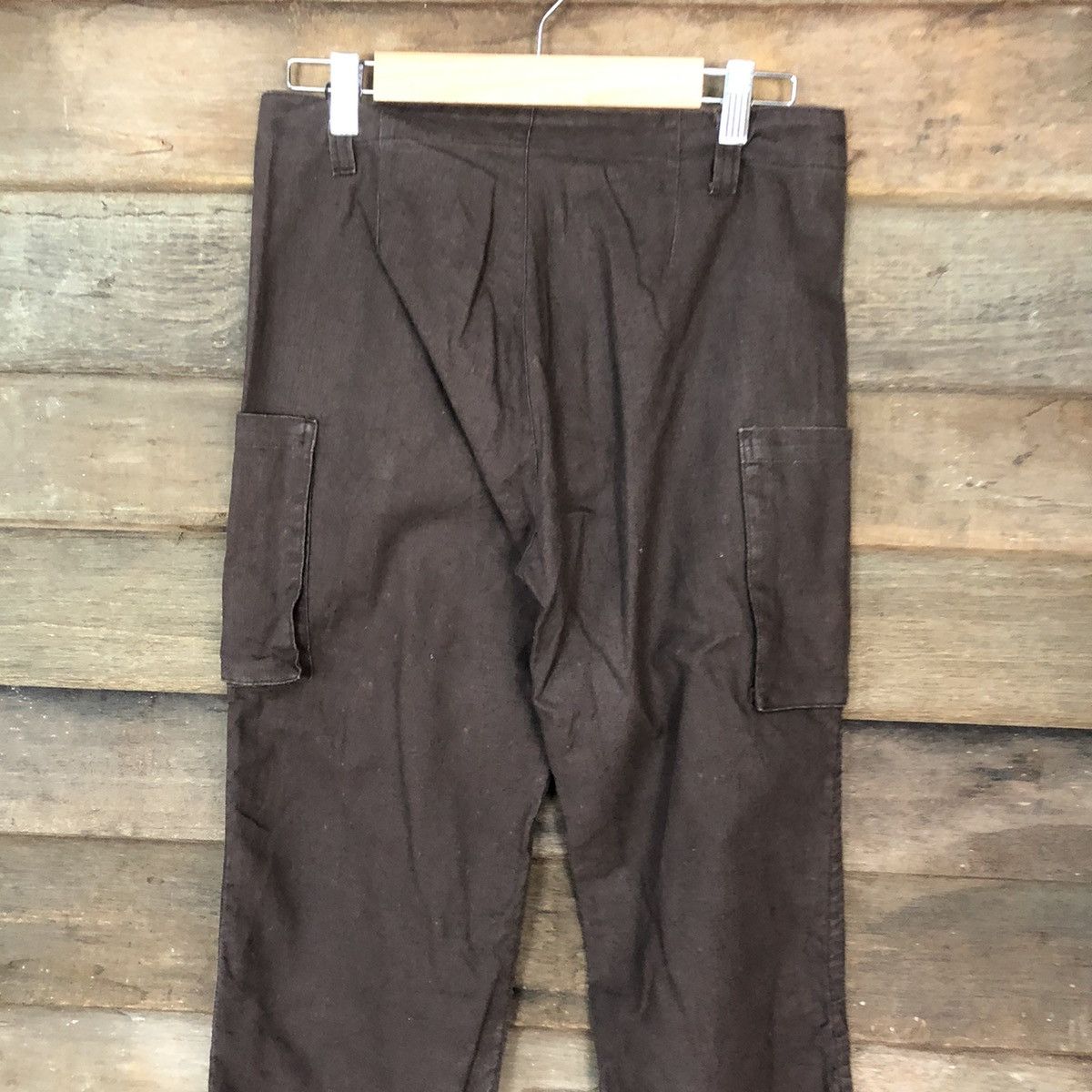 Japanese Brand S.G.U Dark Brown multipocket tactical Cargo Pants #4998 Size 27" / US 4 / IT 40 - 10 Thumbnail