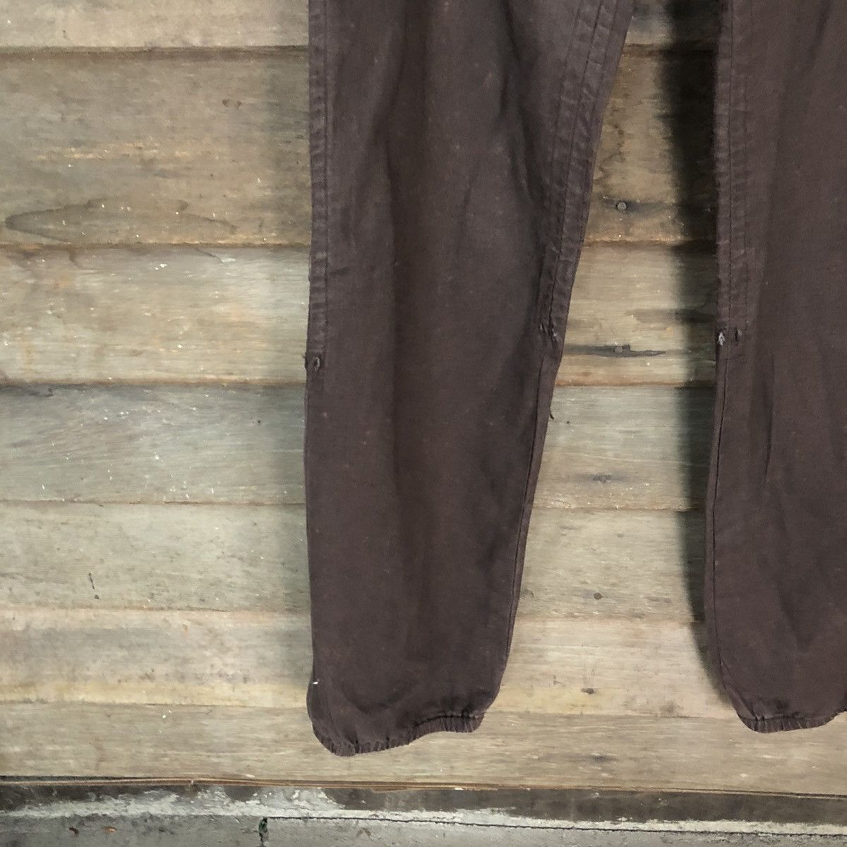 Japanese Brand S.G.U Dark Brown multipocket tactical Cargo Pants #4998 Size 27" / US 4 / IT 40 - 6 Thumbnail