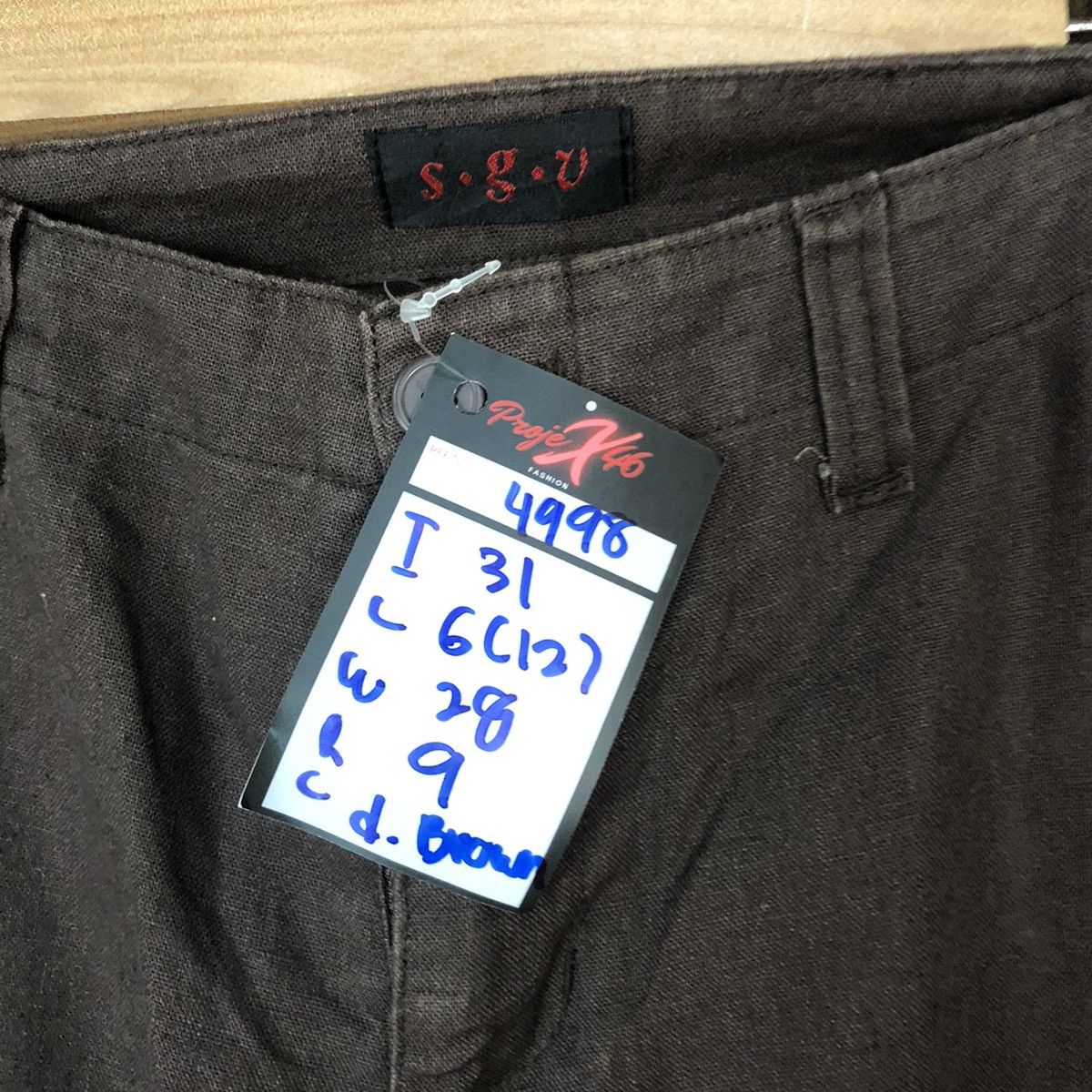 Japanese Brand S.G.U Dark Brown multipocket tactical Cargo Pants #4998 Size 27" / US 4 / IT 40 - 8 Thumbnail
