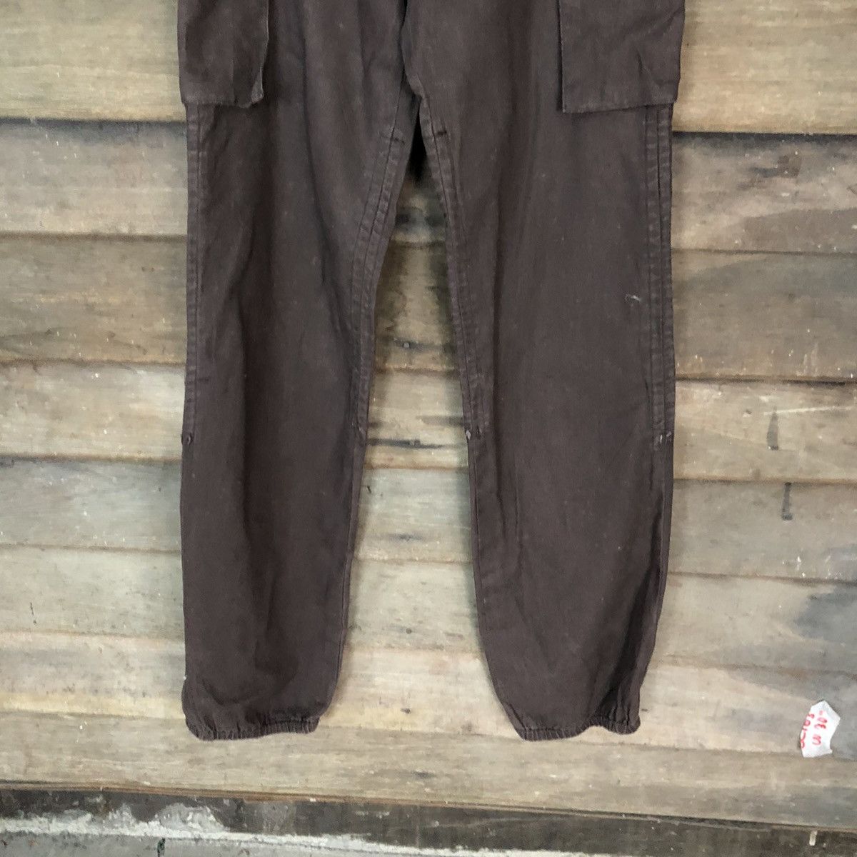 Japanese Brand S.G.U Dark Brown multipocket tactical Cargo Pants #4998 Size 27" / US 4 / IT 40 - 3 Thumbnail