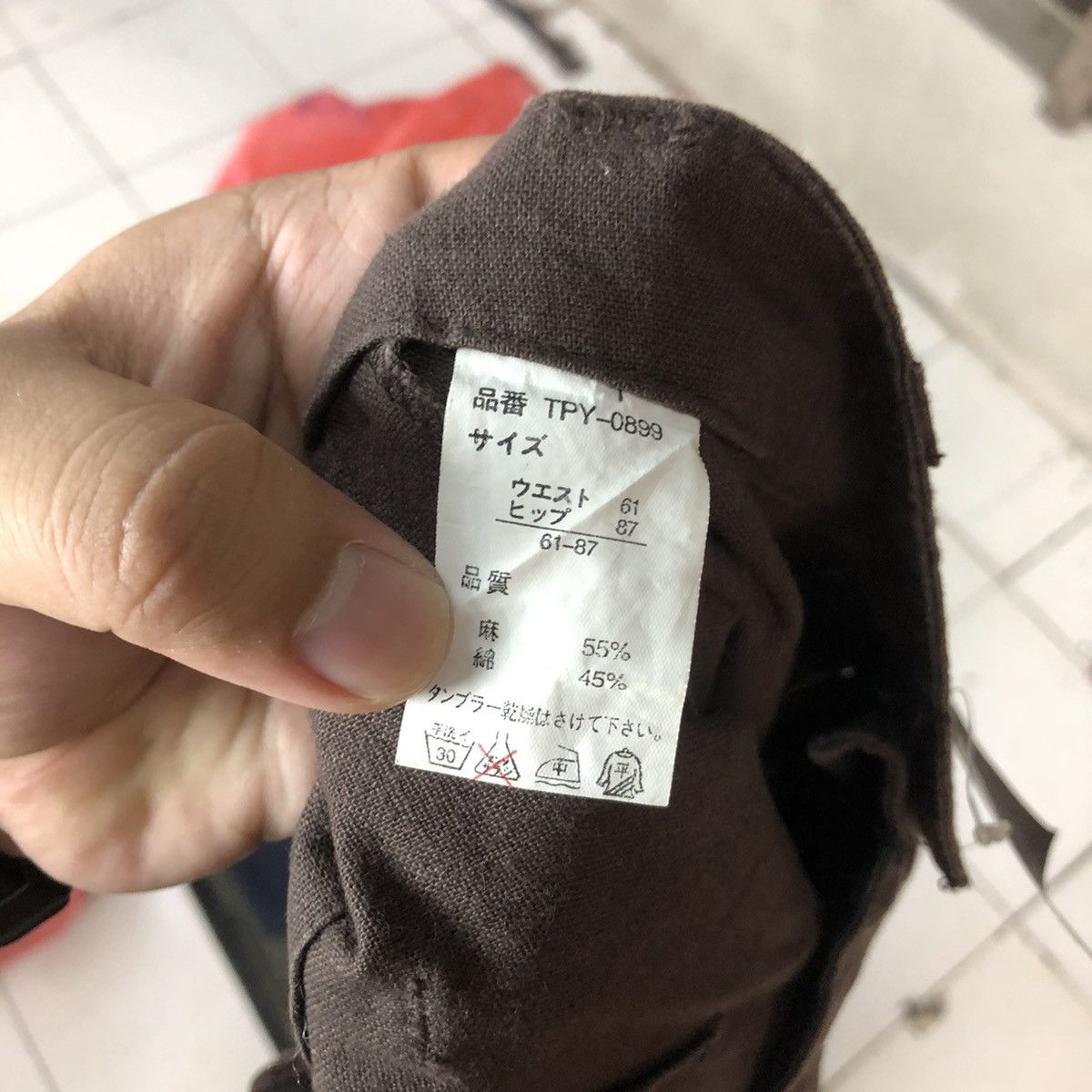 Japanese Brand S.G.U Dark Brown multipocket tactical Cargo Pants #4998 Size 27" / US 4 / IT 40 - 11 Thumbnail