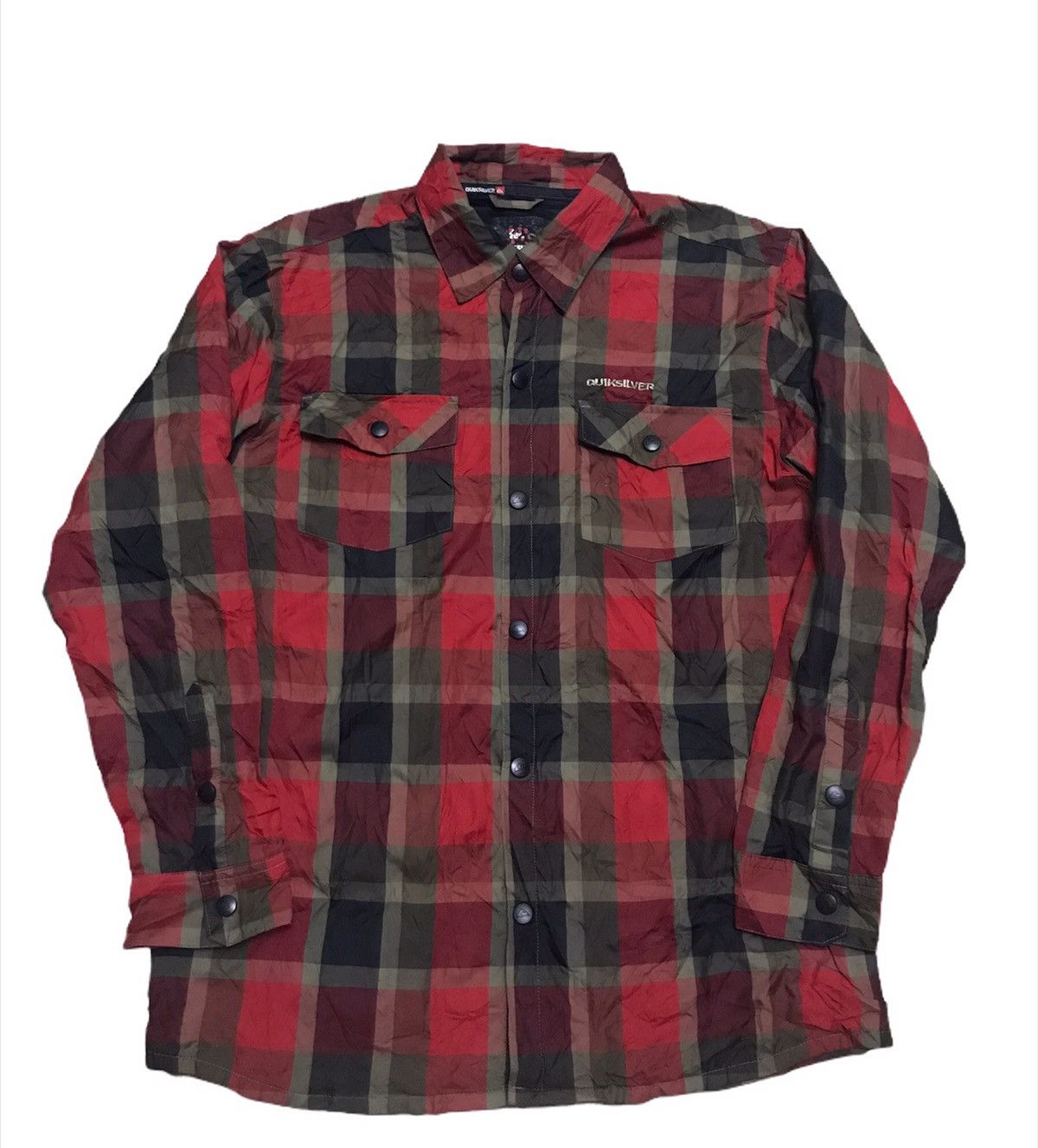 Quiksilver Quiksilver tartan button up Size US S / EU 44-46 / 1 - 1 Thumbnail