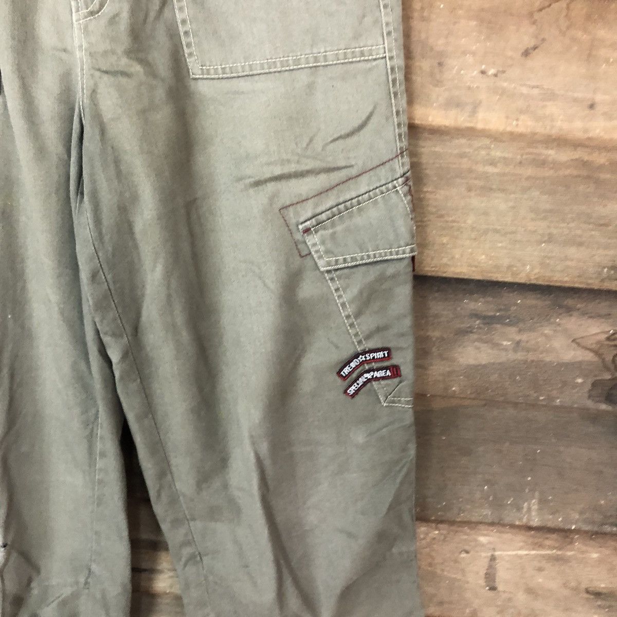 Japanese Brand Japanese Brand vintage utility Grey Cargo Pants #2656 Size 29" - 7 Thumbnail
