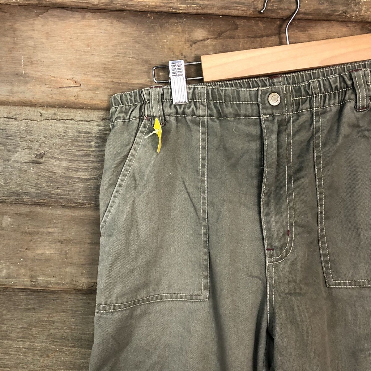Japanese Brand Japanese Brand vintage utility Grey Cargo Pants #2656 Size 29" - 4 Thumbnail