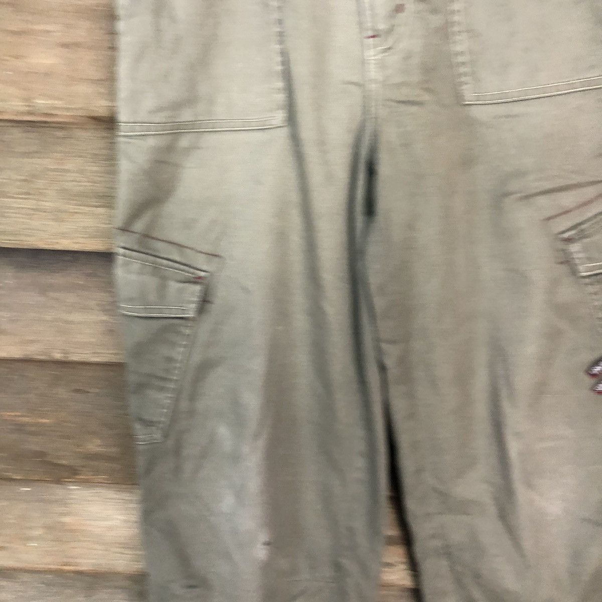 Japanese Brand Japanese Brand vintage utility Grey Cargo Pants #2656 Size 29" - 6 Thumbnail