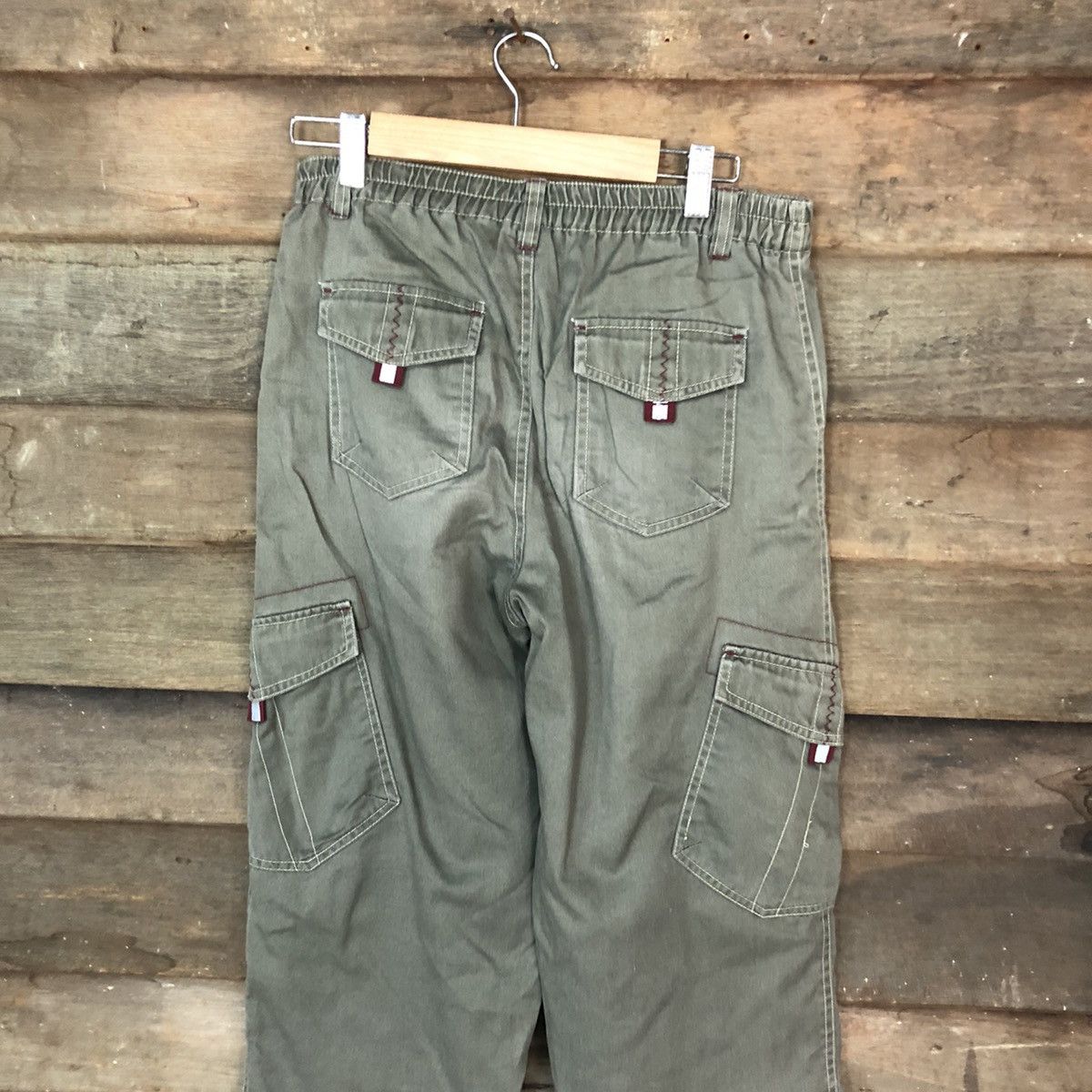 Japanese Brand Japanese Brand vintage utility Grey Cargo Pants #2656 Size 29" - 12 Thumbnail