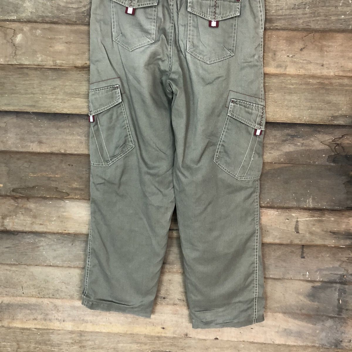 Japanese Brand Japanese Brand vintage utility Grey Cargo Pants #2656 Size 29" - 13 Thumbnail