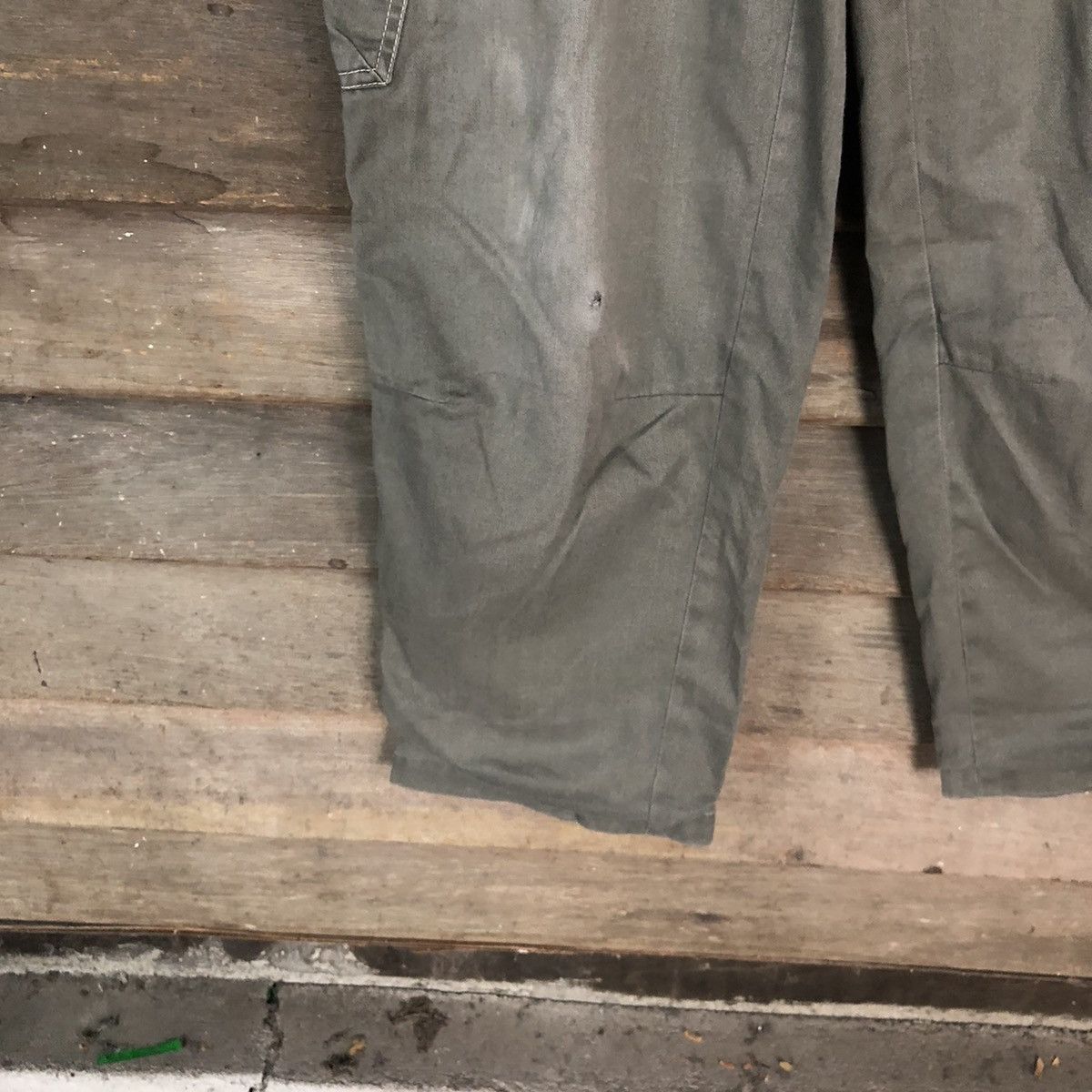 Japanese Brand Japanese Brand vintage utility Grey Cargo Pants #2656 Size 29" - 8 Thumbnail