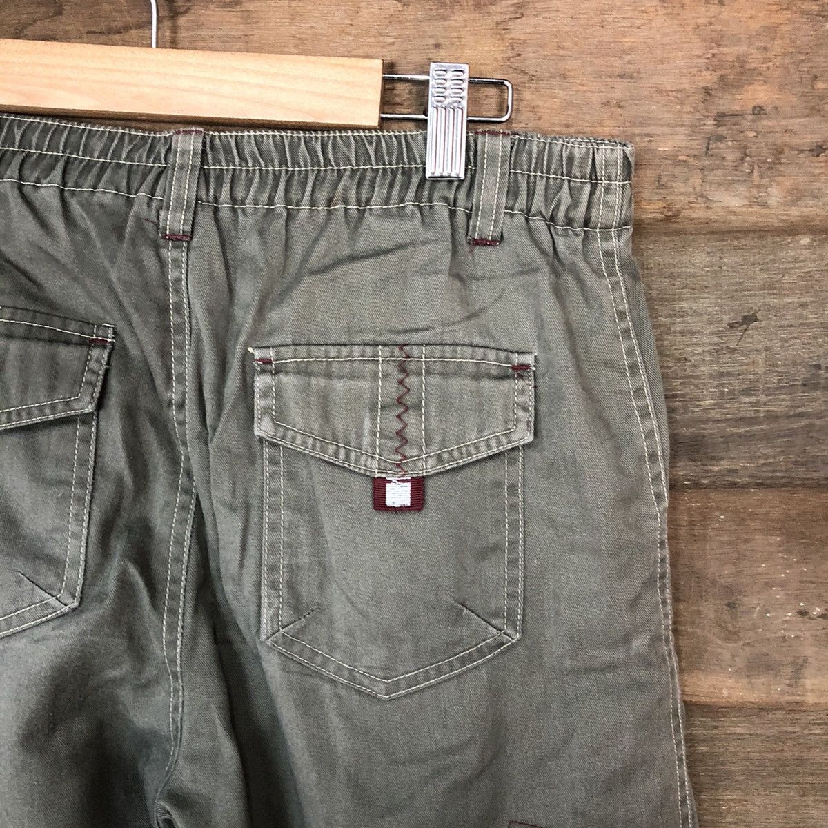 Japanese Brand Japanese Brand vintage utility Grey Cargo Pants #2656 Size 29" - 15 Thumbnail