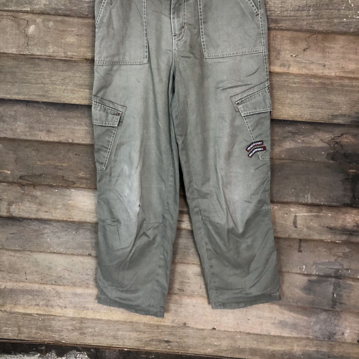 Japanese Brand Japanese Brand vintage utility Grey Cargo Pants #2656 Size 29" - 3 Thumbnail