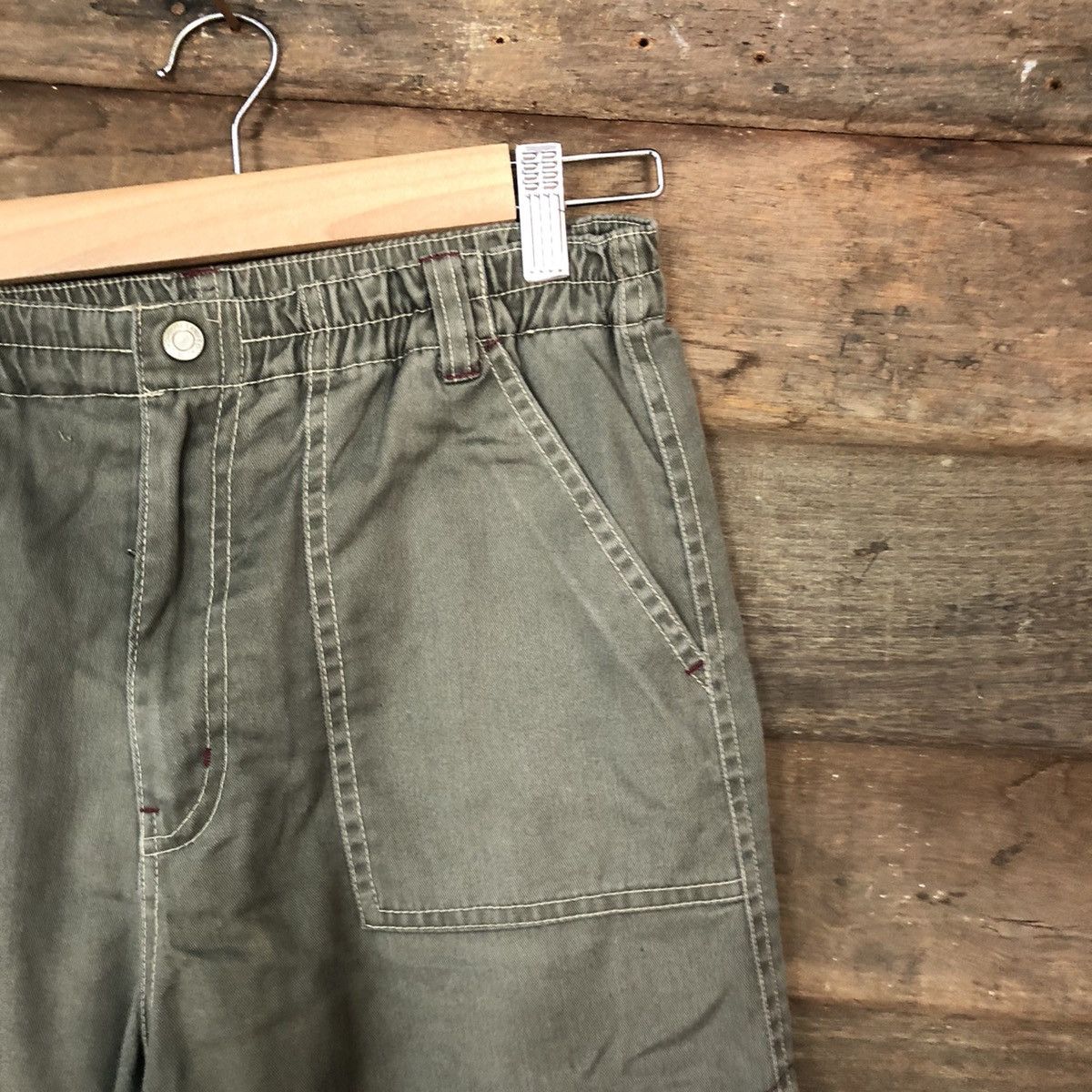 Japanese Brand Japanese Brand vintage utility Grey Cargo Pants #2656 Size 29" - 5 Thumbnail