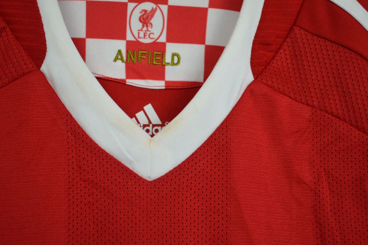 Adidas × Vintage Liverpool fc 2008 2009 home soccer shirt jersey adidas Size US S / EU 44-46 / 1 - 6 Thumbnail