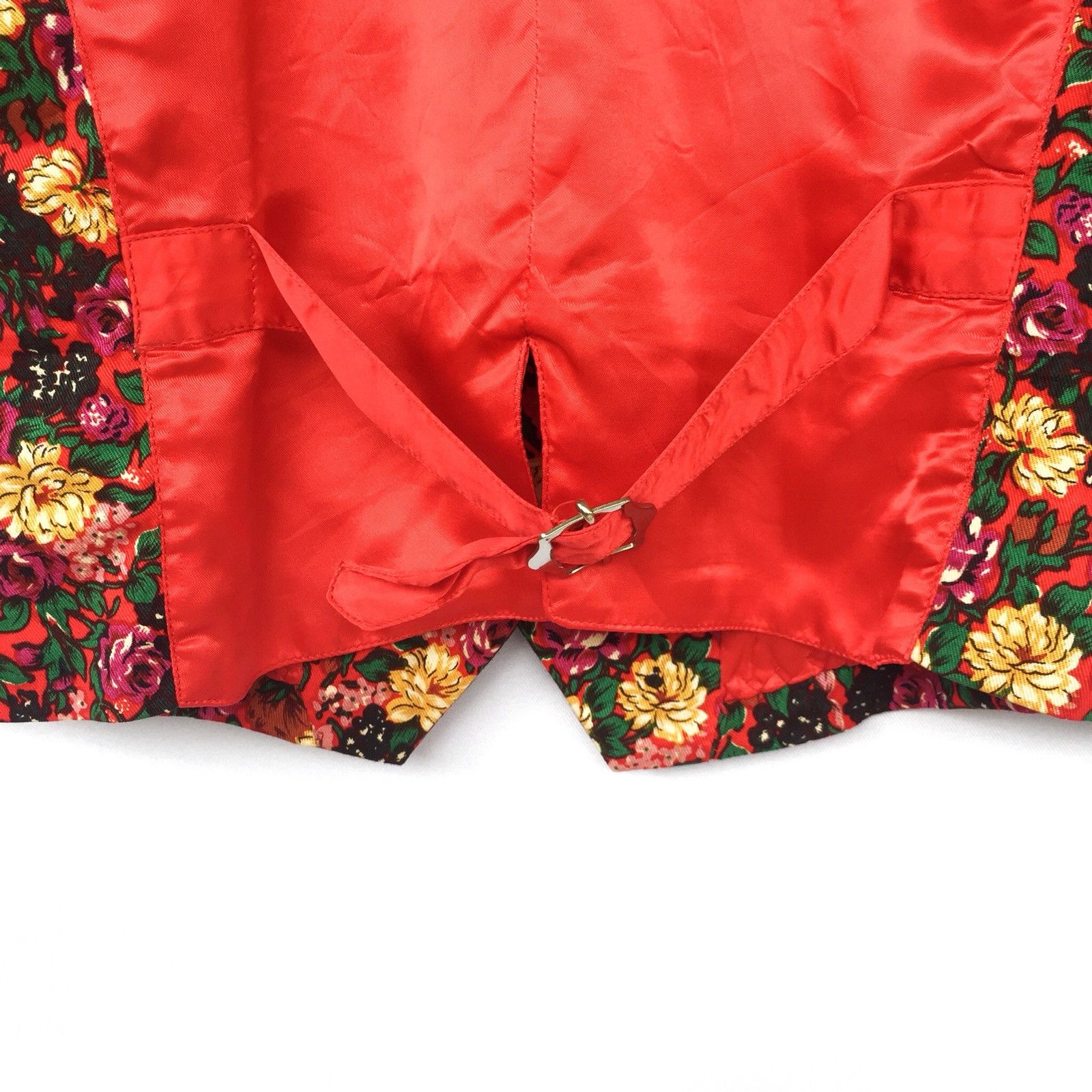 Kenzo HEAT🔥Kenzo Paris Floral Motif Overprint Buton Vest Size US S / EU 44-46 / 1 - 5 Thumbnail