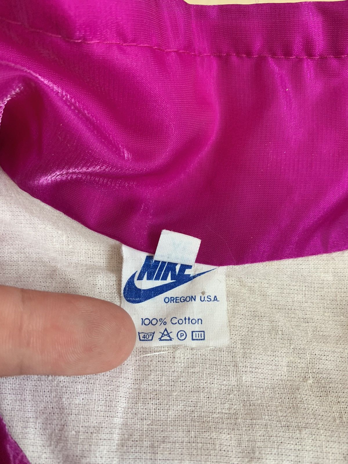 Nike Nike USA Vintage Nylon Jacket like Challange Court Size US XL / EU 56 / 4 - 9 Thumbnail