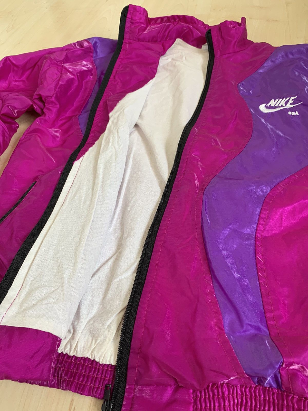 Nike Nike USA Vintage Nylon Jacket like Challange Court Size US XL / EU 56 / 4 - 7 Thumbnail
