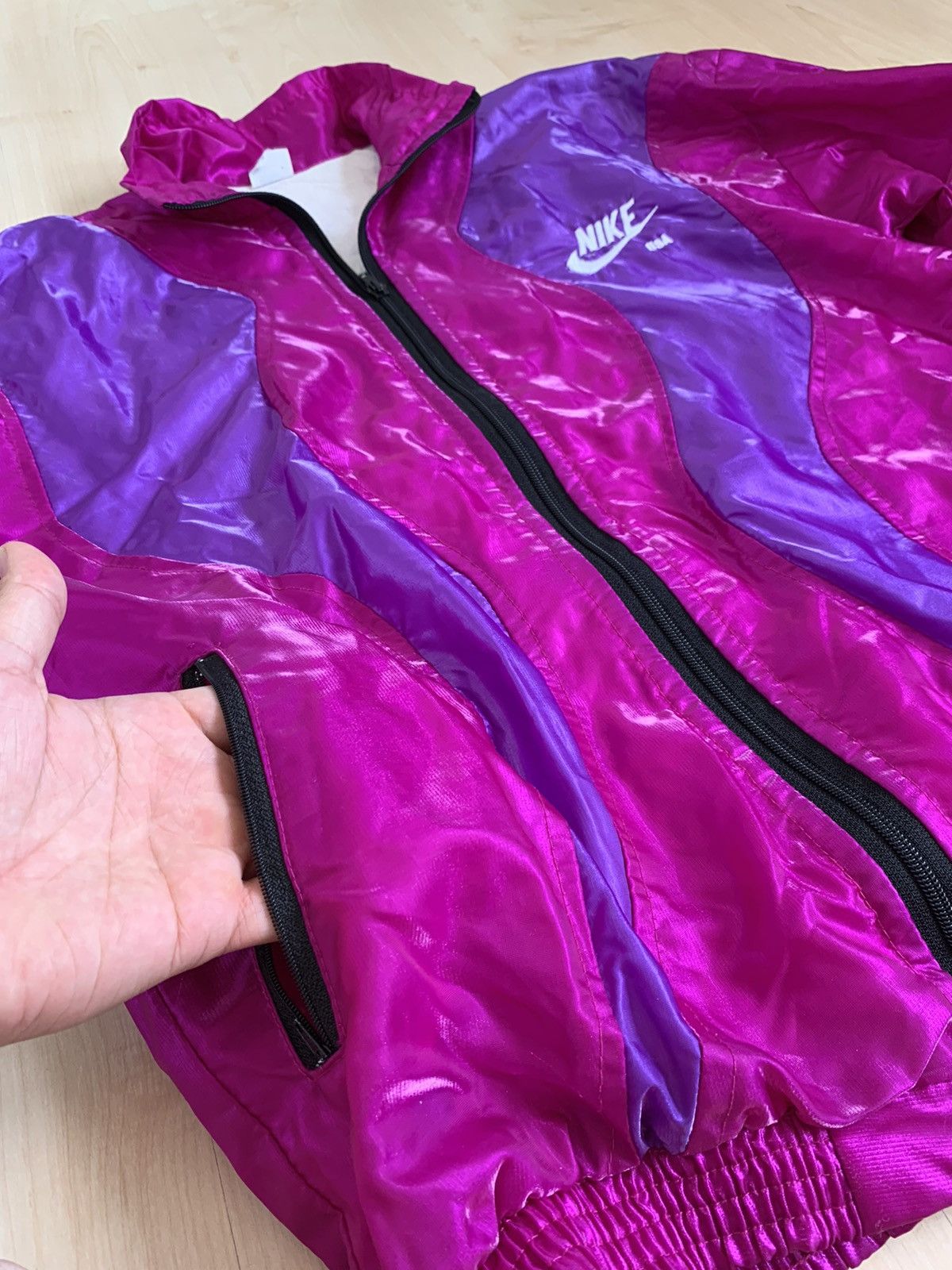 Nike Nike USA Vintage Nylon Jacket like Challange Court Size US XL / EU 56 / 4 - 5 Thumbnail