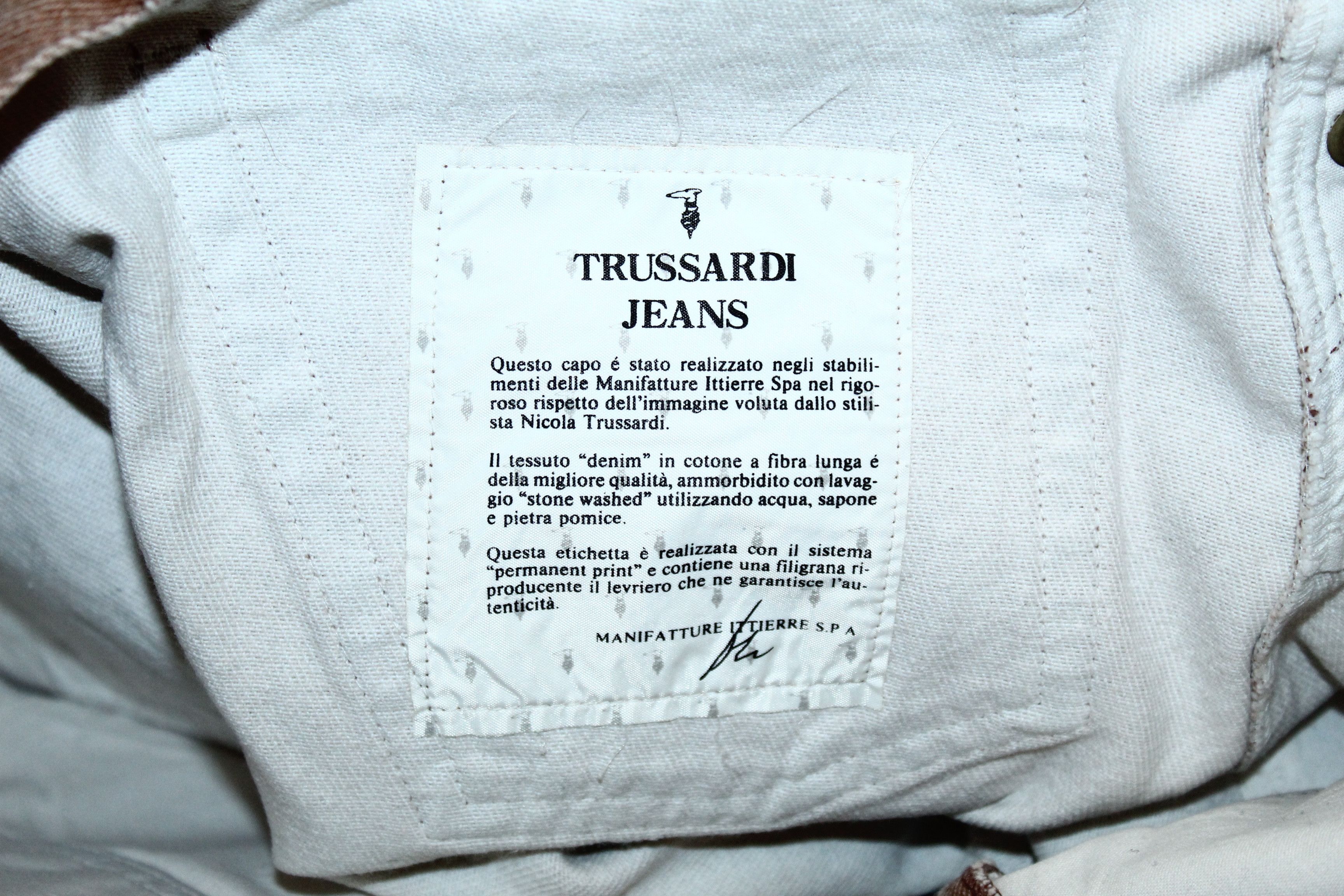 Trussardi Vintage Trussardi Garment Dyed Stonewash Raw Denim Skirt Size 30" / US 8 / IT 44 - 8 Thumbnail