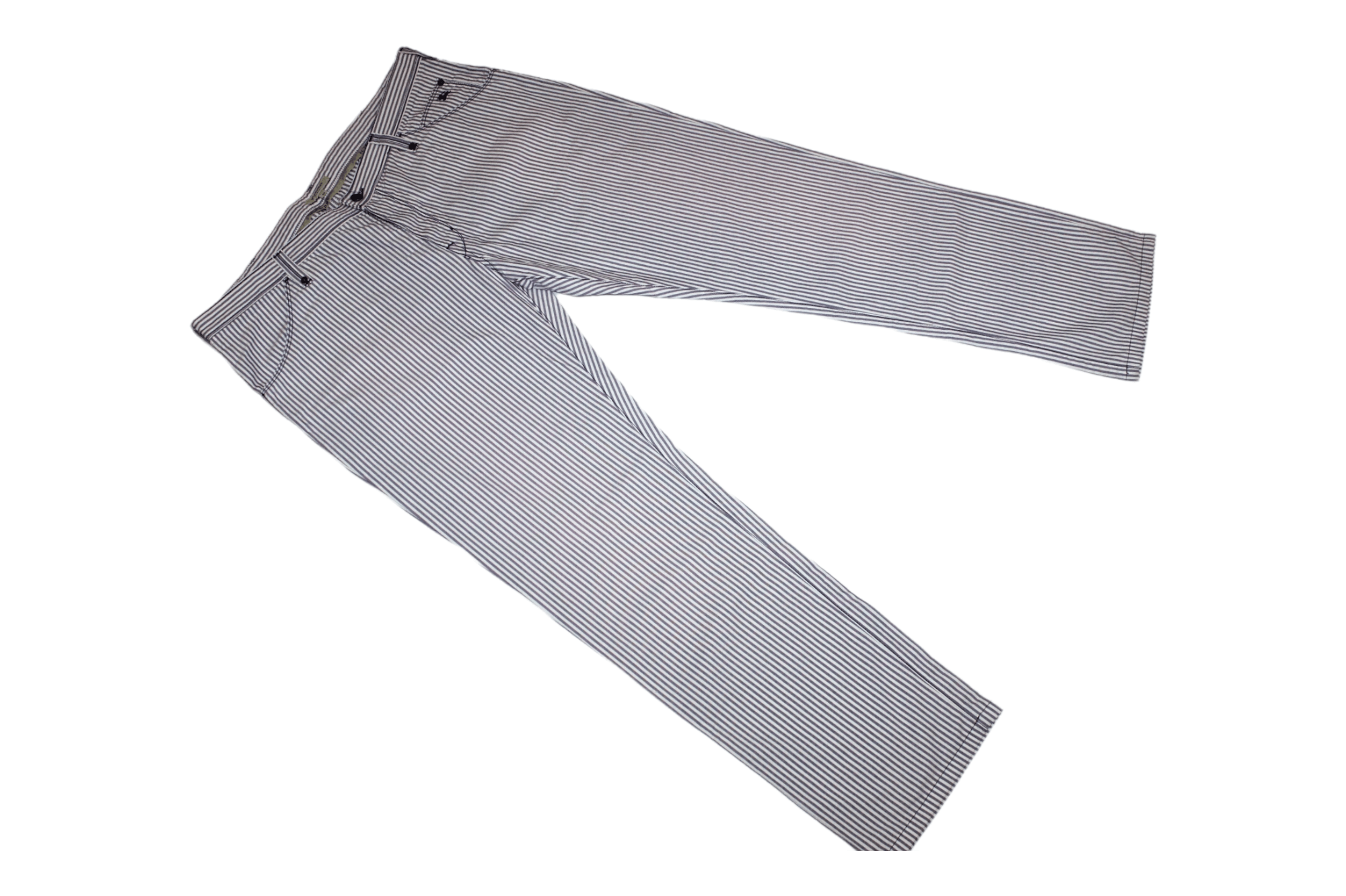 Burberry Burberry London Striped Stretch Denim Pants Size US 40 / EU 56 - 2 Thumbnail