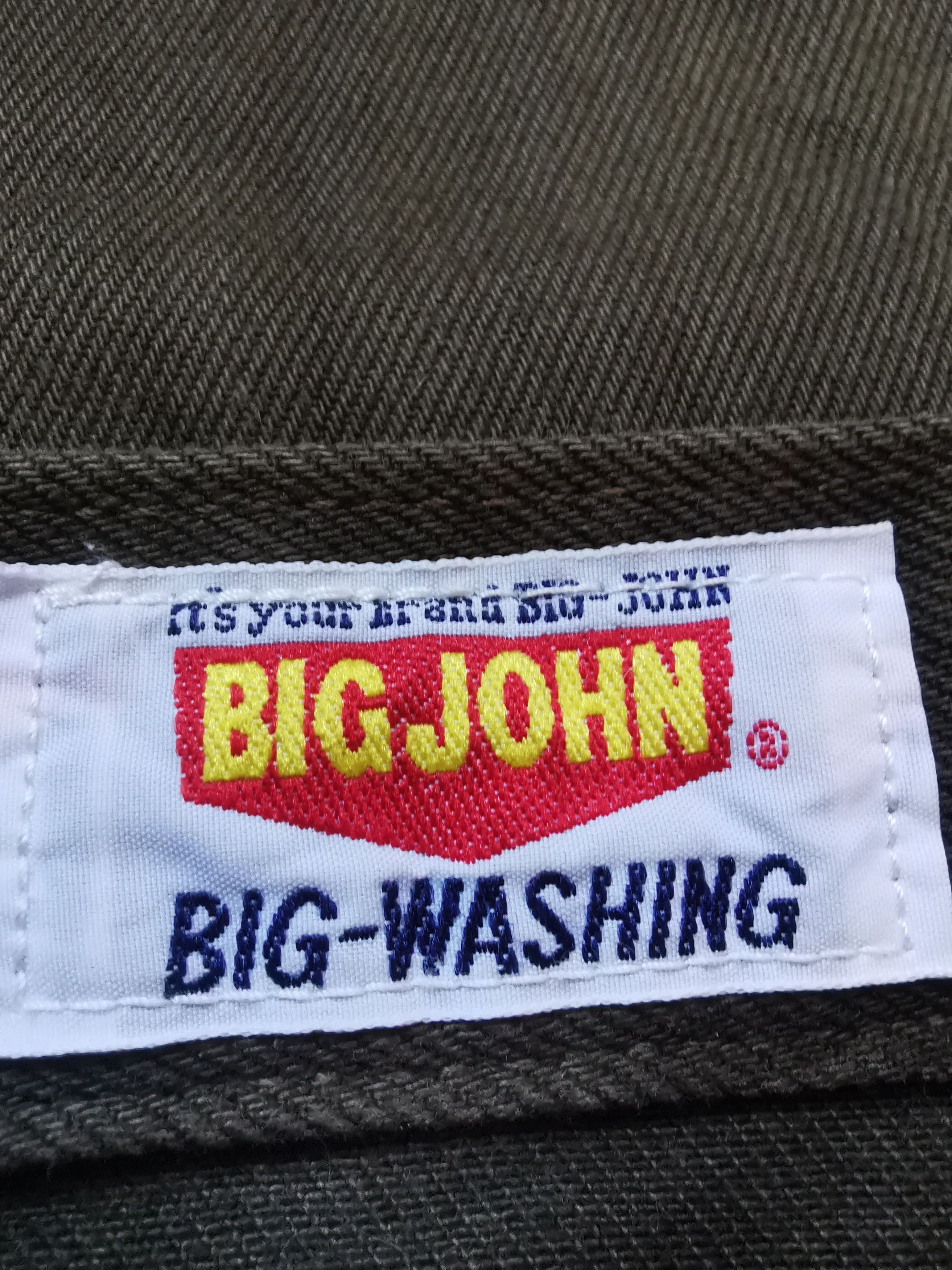 Big John 🇯🇵Vintage 80s Big John White Tag Green Army Pants Size US 32 / EU 48 - 9 Thumbnail