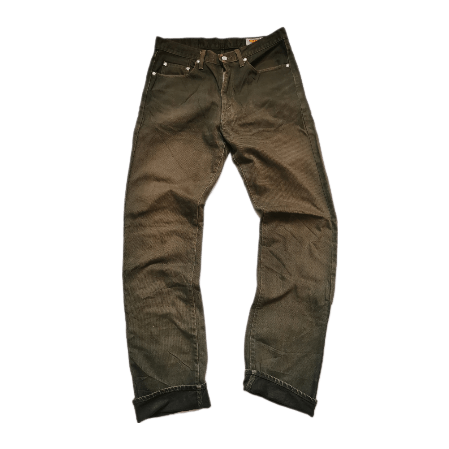 Big John 🇯🇵Vintage 80s Big John White Tag Green Army Pants Size US 32 / EU 48 - 2 Thumbnail