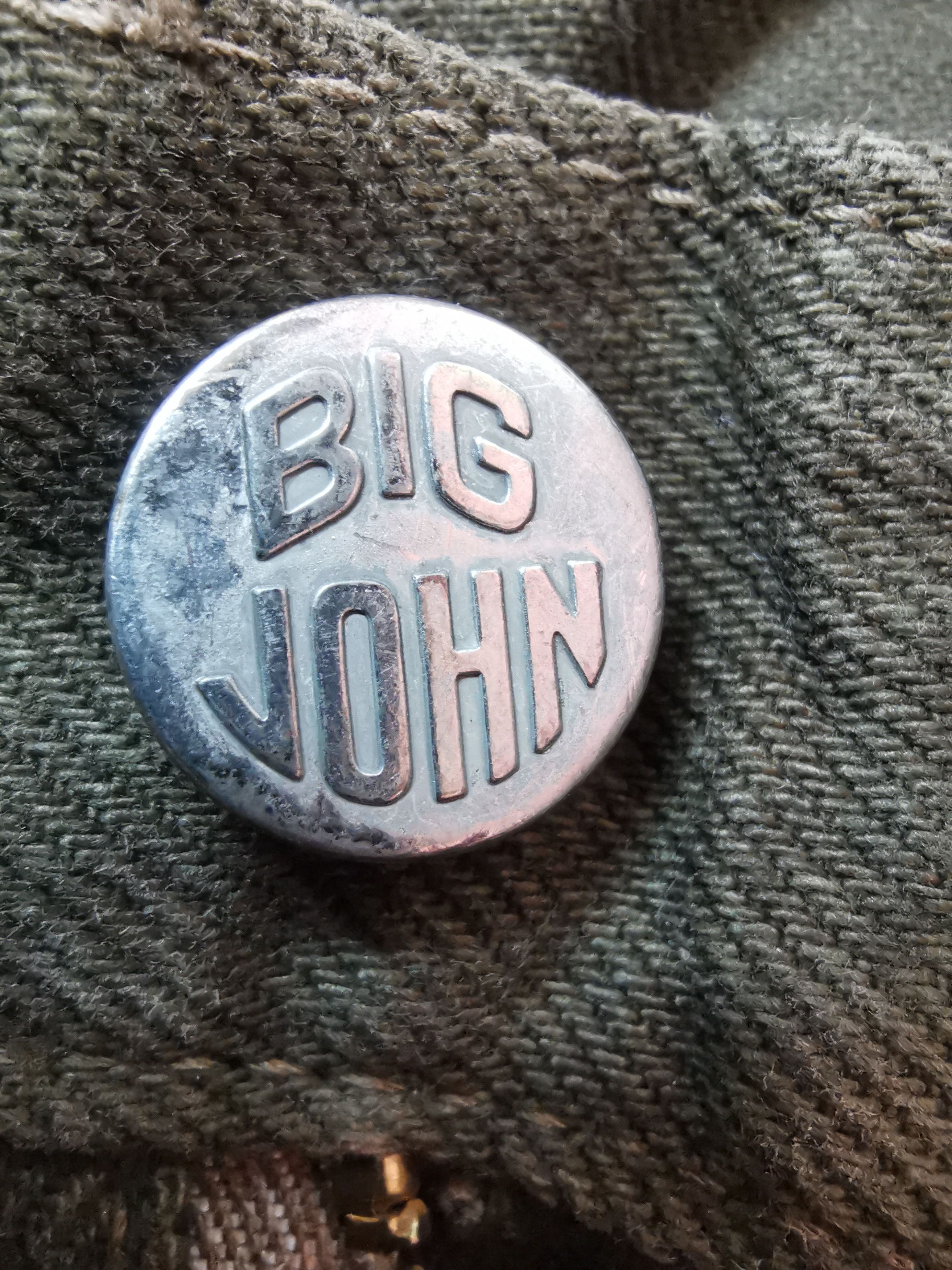 Big John 🇯🇵Vintage 80s Big John White Tag Green Army Pants Size US 32 / EU 48 - 5 Thumbnail
