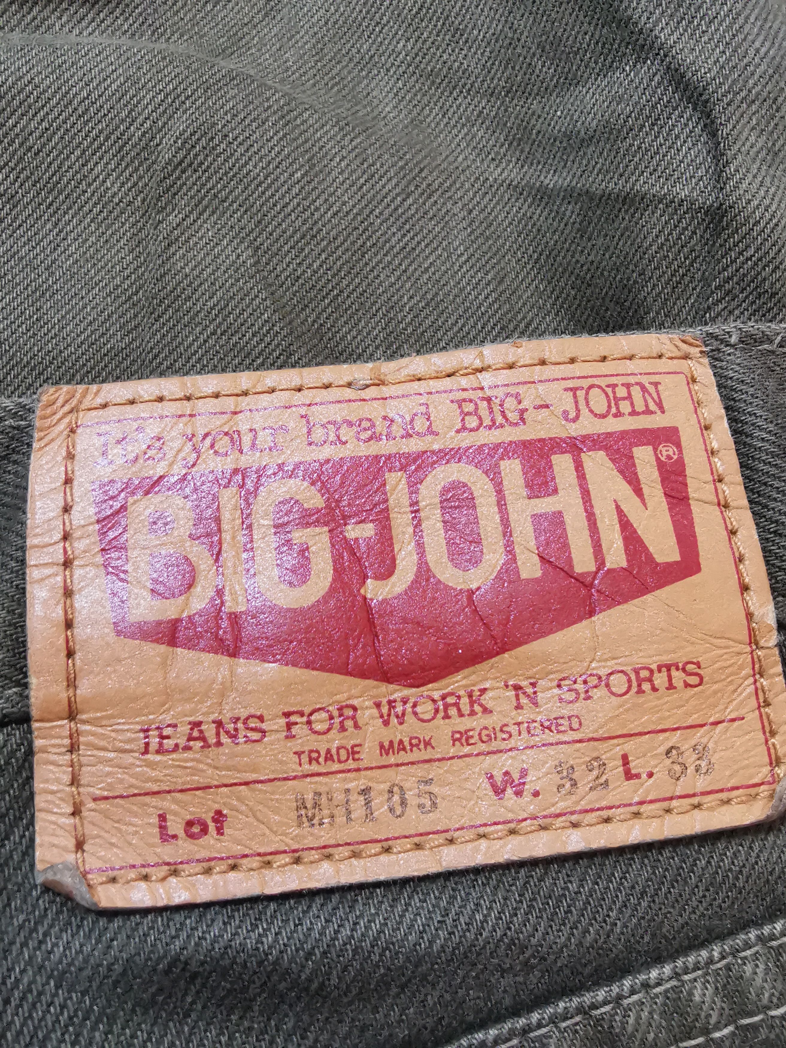 Big John 🇯🇵Vintage 80s Big John White Tag Green Army Pants Size US 32 / EU 48 - 13 Thumbnail