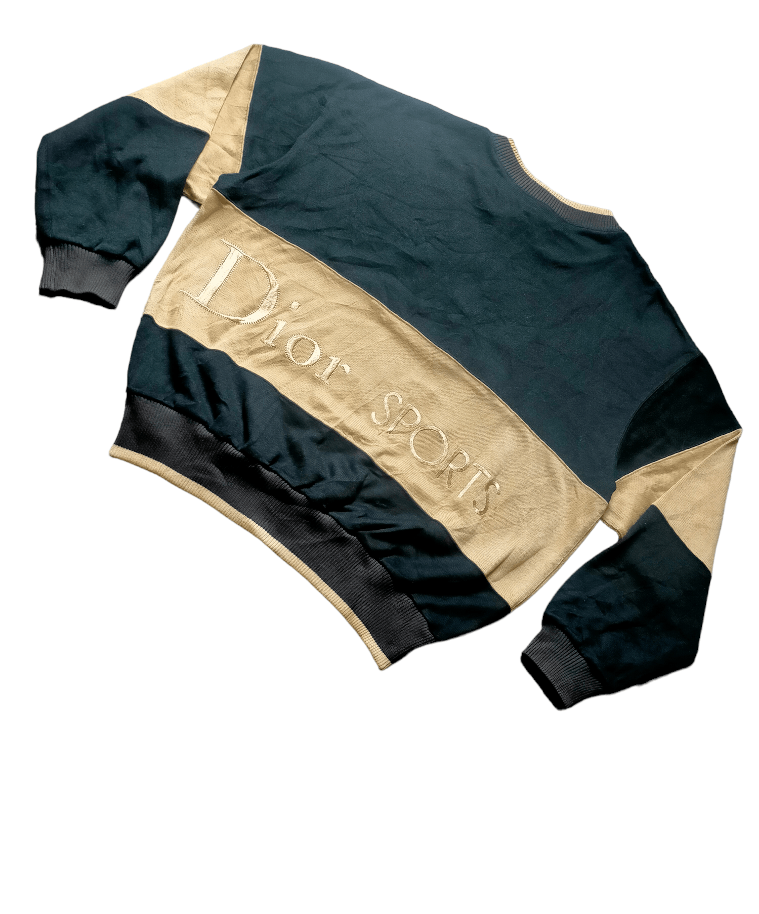 Christian Dior Monsieur Christian Dior Embroidered Spell Out Half Zipped Sweatshirt Size US L / EU 52-54 / 3 - 9 Thumbnail