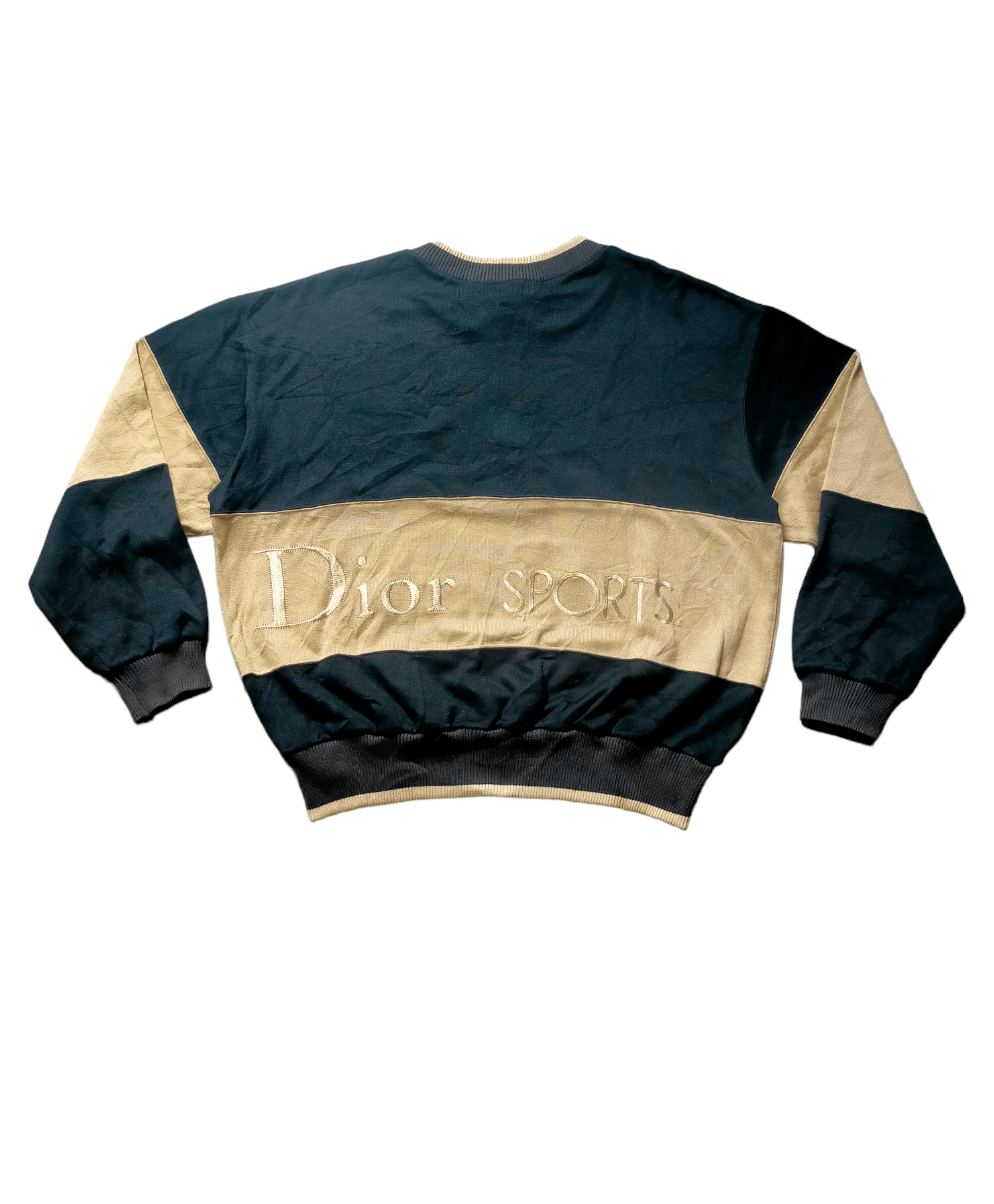 Christian Dior Monsieur Christian Dior Embroidered Spell Out Half Zipped Sweatshirt Size US L / EU 52-54 / 3 - 8 Thumbnail