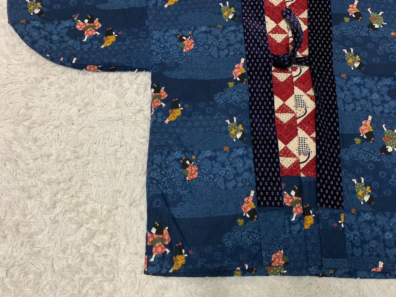 Vintage Kimono Japanese traditional jacket Size US XL / EU 56 / 4 - 5 Thumbnail