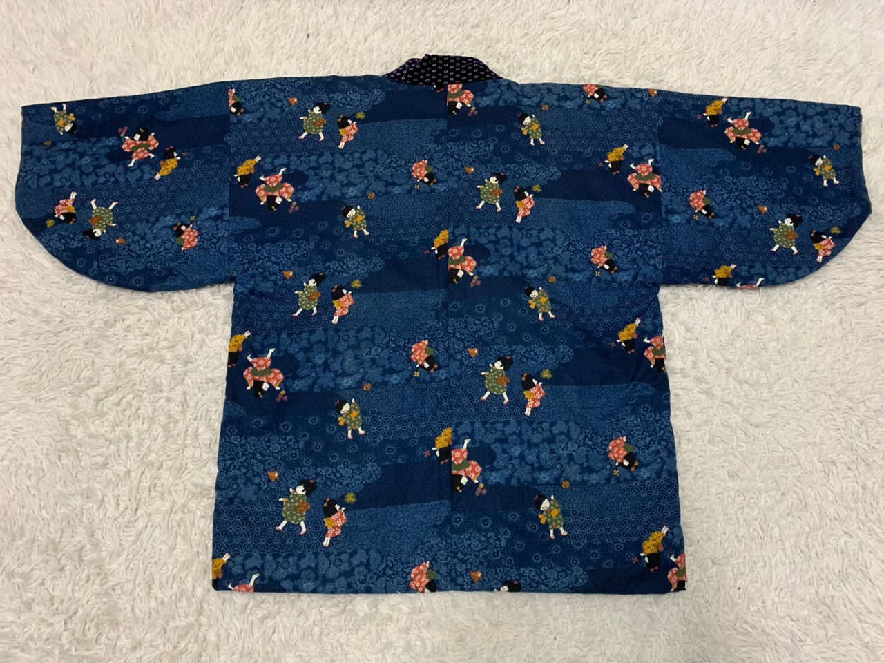 Vintage Kimono Japanese traditional jacket Size US XL / EU 56 / 4 - 2 Thumbnail