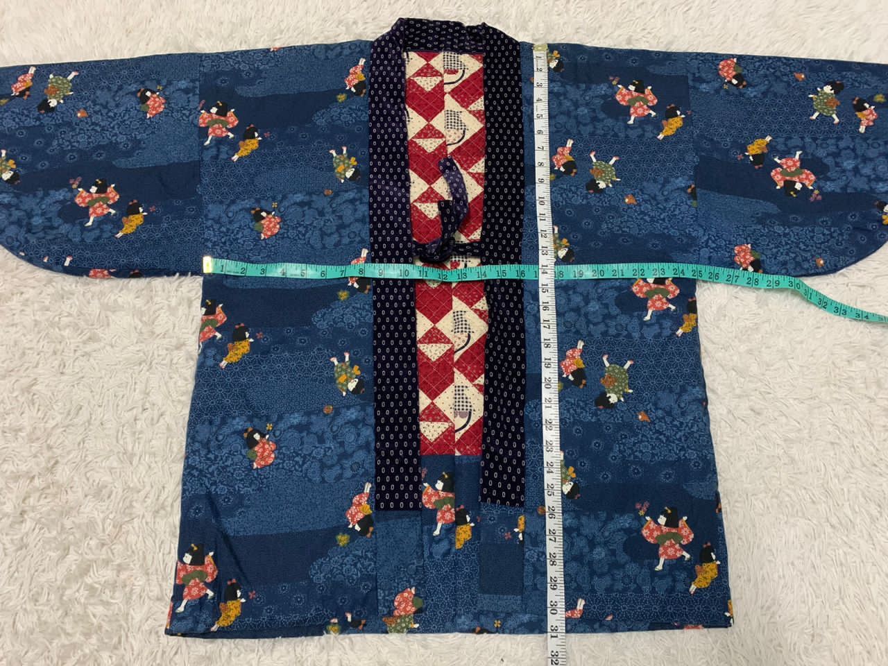 Vintage Kimono Japanese traditional jacket Size US XL / EU 56 / 4 - 6 Thumbnail