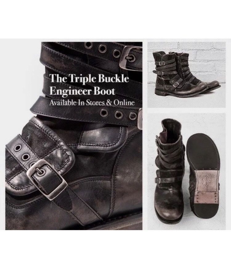 John Varvatos Triple buckle engineer boot 13 Size US 13 / EU 46 - 6 Thumbnail