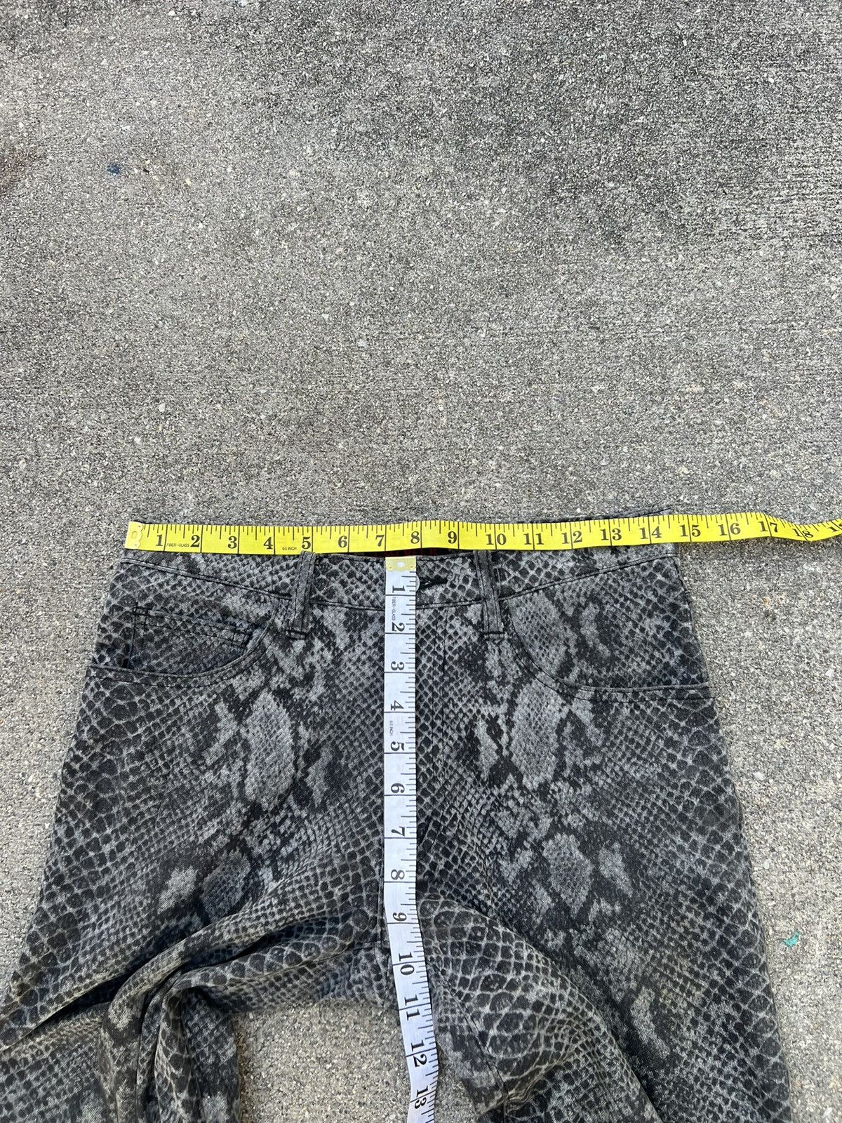 Vintage Vintage J.SECRET.B Japan Snake Scale Stretch Flare Pant Size US 29 - 2 Thumbnail
