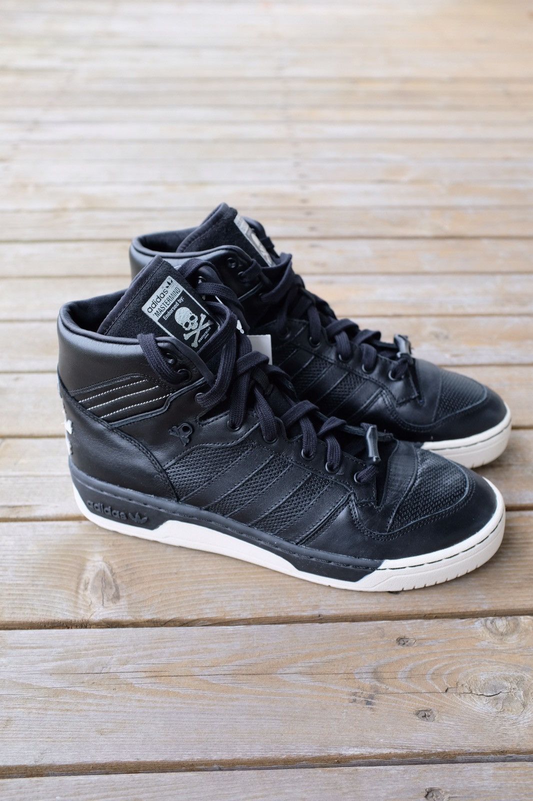 image of Mmj Adidas Consortium Rivalry Hi Black Shoes, Men's (Size 9)