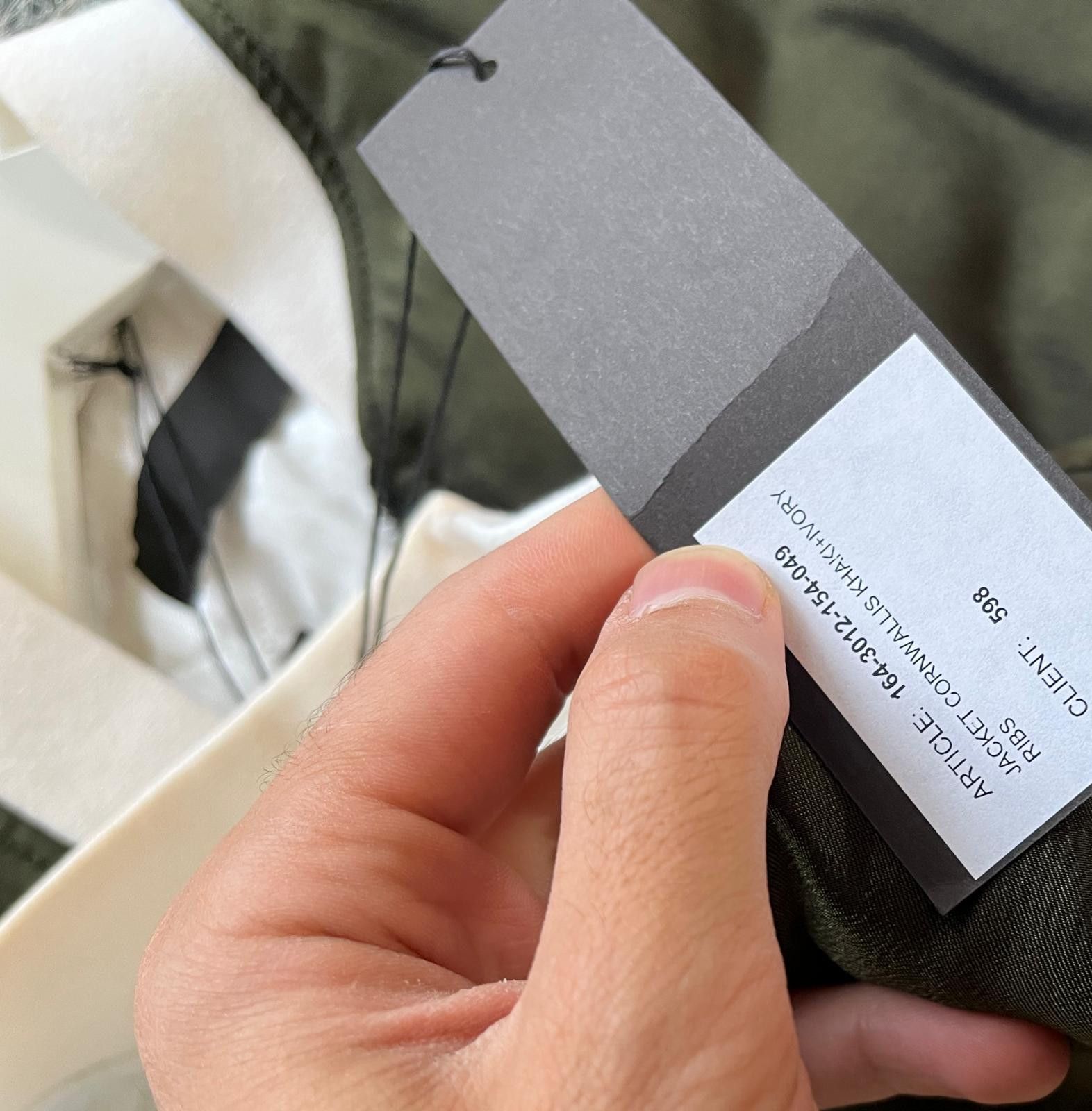 Haider Ackermann Classic Bomber Jacket in Cornwalls Khaki / Ivory Size US M / EU 48-50 / 2 - 12 Thumbnail