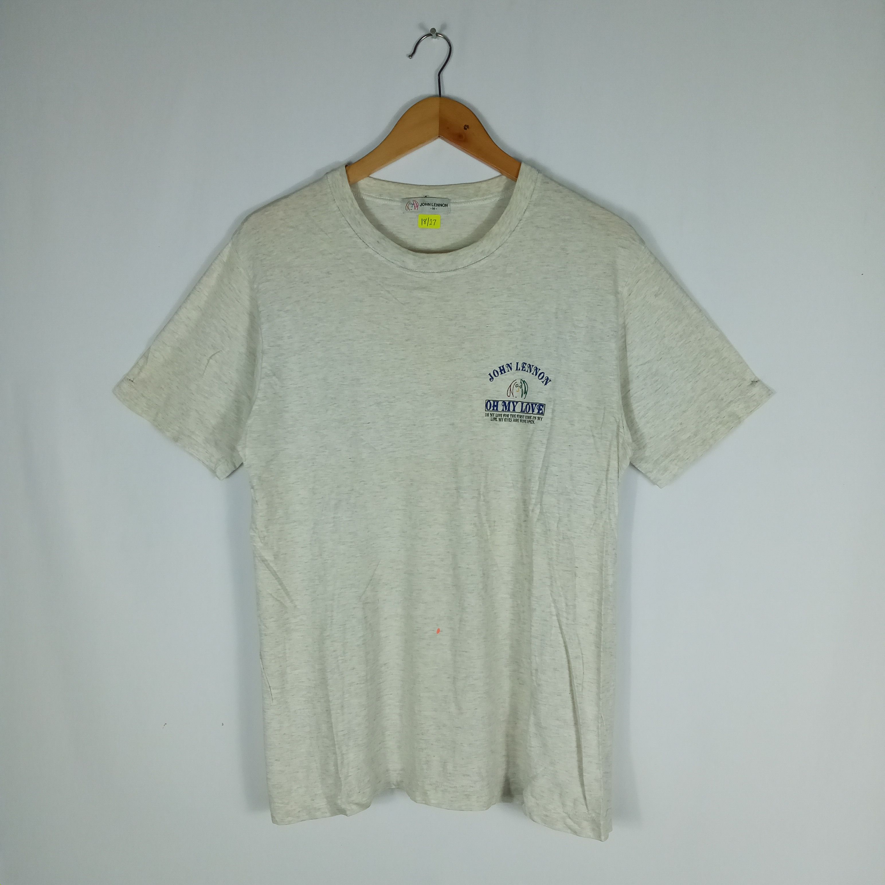 Band Tees × Vintage Vintage Liverpool Rockstar Legend John Lennon Oh My Love Size US S / EU 44-46 / 1 - 1 Thumbnail