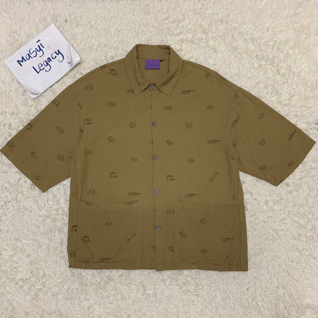 Japanese Brand HAPD REAMS button up shirt Size US S / EU 44-46 / 1 - 1 Thumbnail