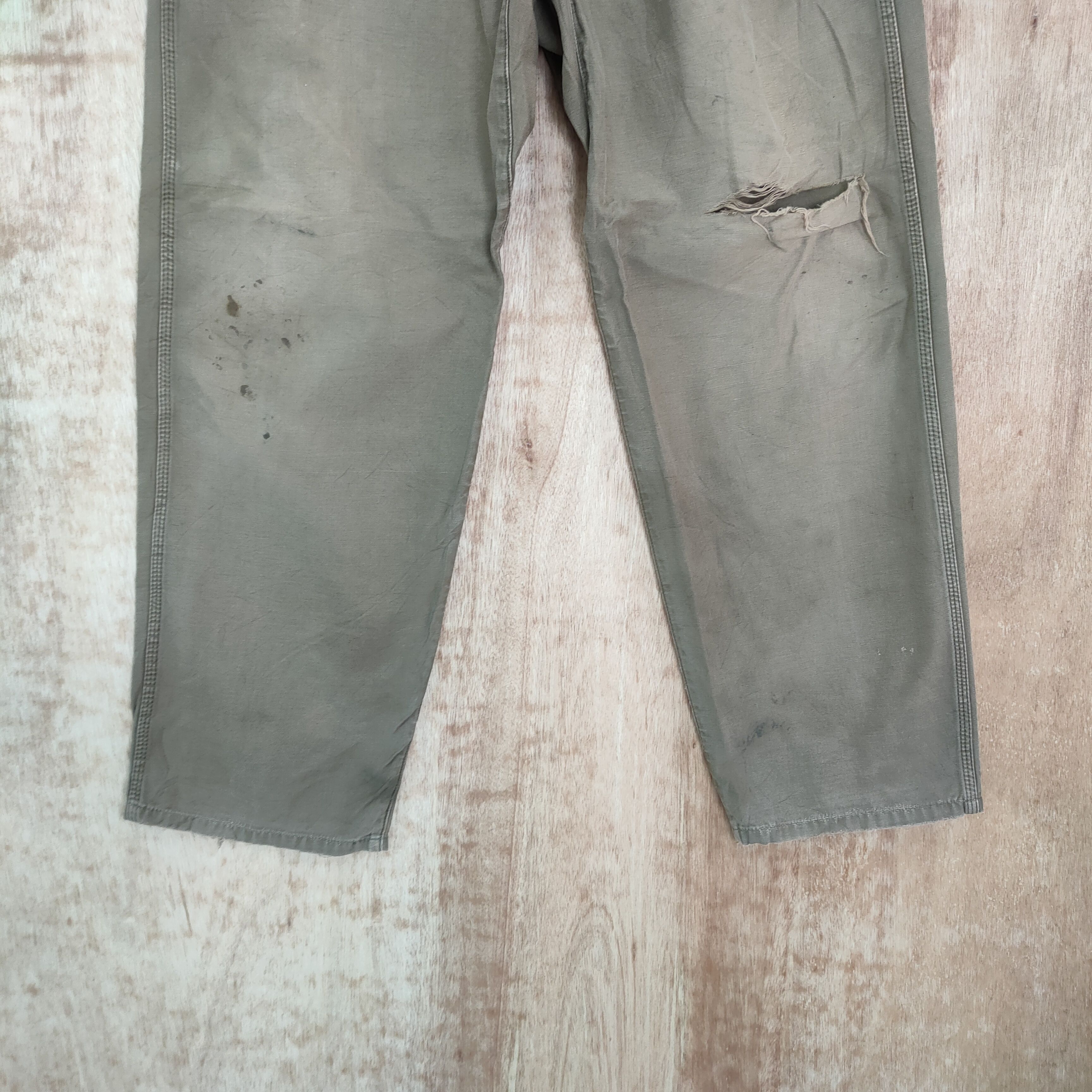 Carhartt CARHARTT FADED DISTRESSED CARGO PANTS Size US 34 / EU 50 - 3 Thumbnail