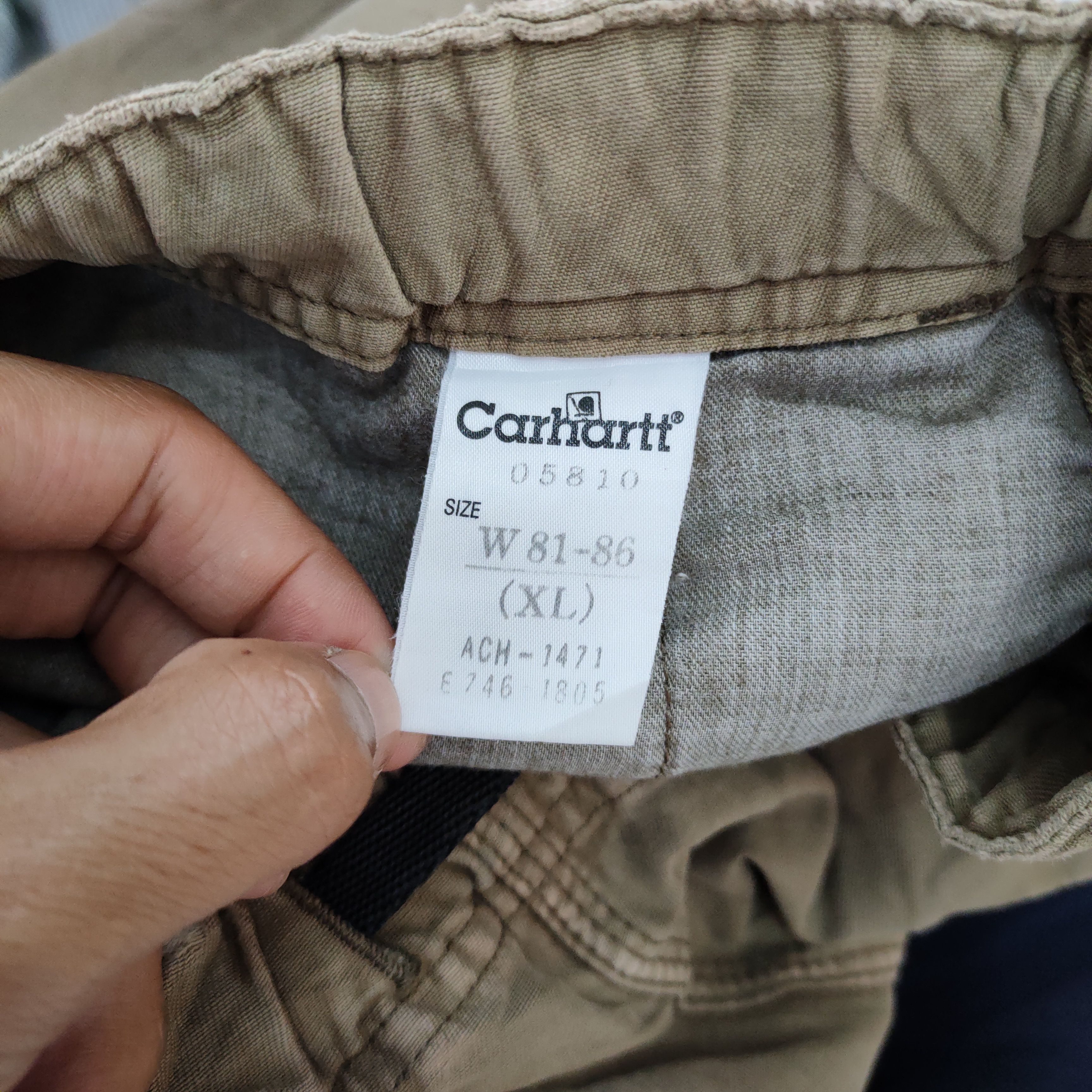 Carhartt CARHARTT FADED DISTRESSED CARGO PANTS Size US 34 / EU 50 - 12 Thumbnail